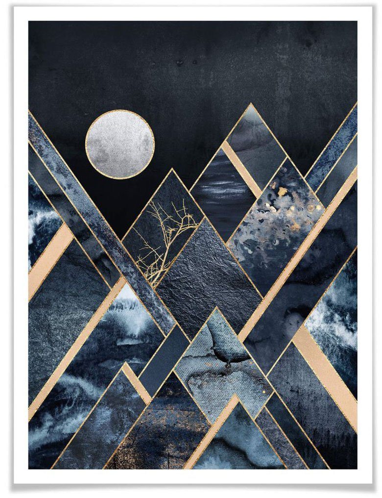 Wall-Art Poster Nachthimmel, Himmel (1 St) | Poster