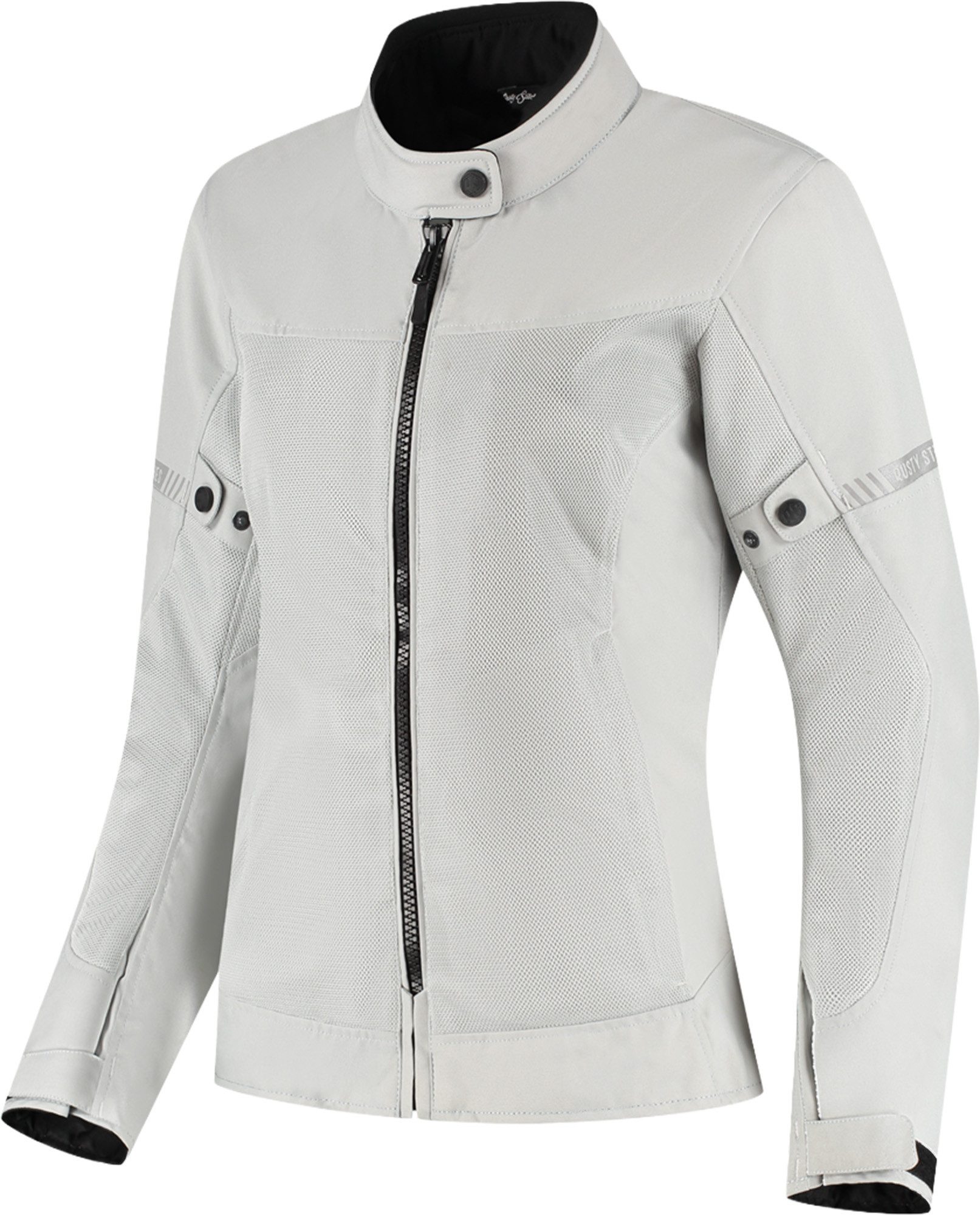 Rusty Stitches Motorradjacke Super Jodi Damen Motorrad Textiljacke Ellenbogenprotektoren enthalten,Schulterprotektoren enthalten