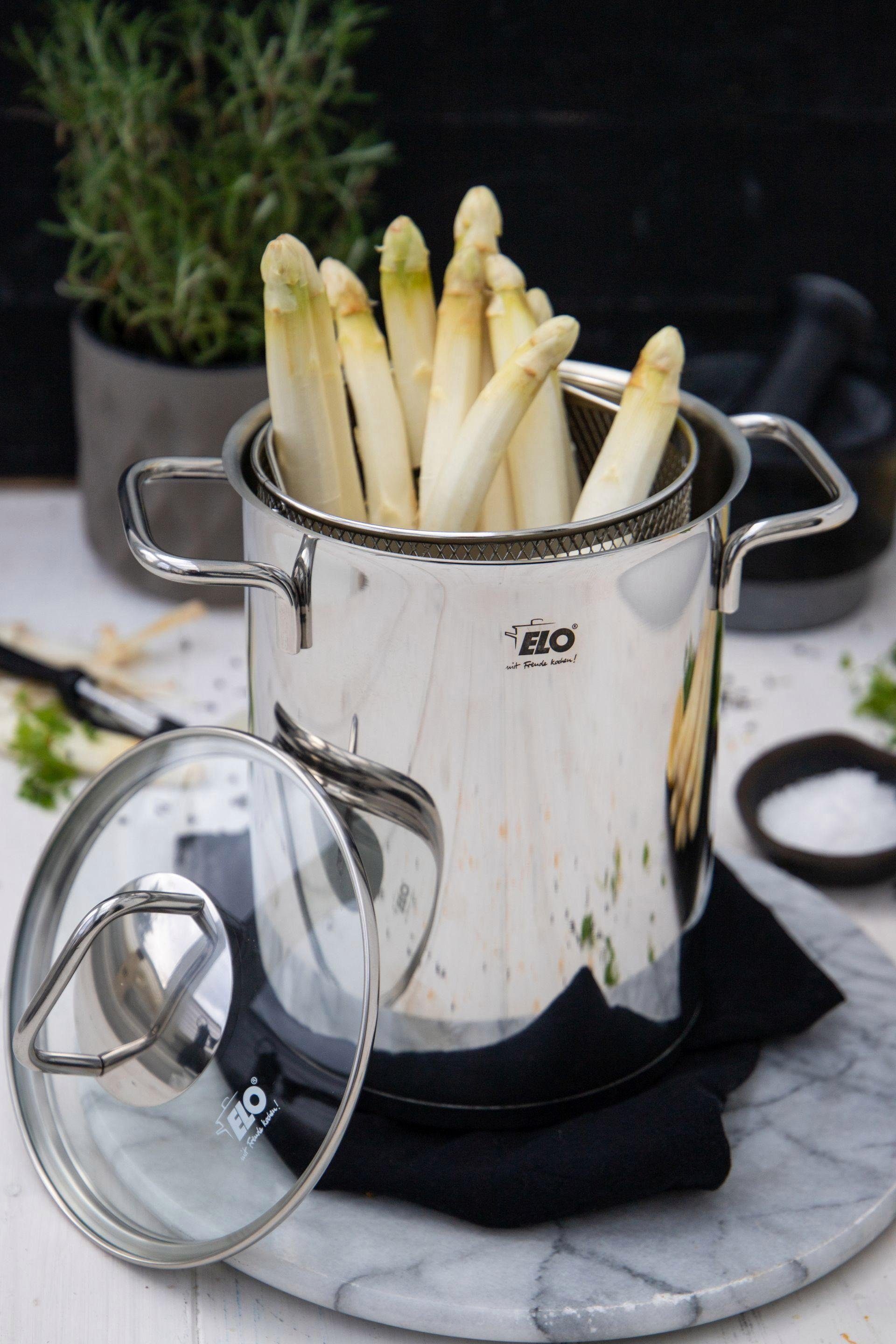 Elo Spargeltopf Citrin, Edelstahl 18/8 (1-tlg), 16 cm, Induktion