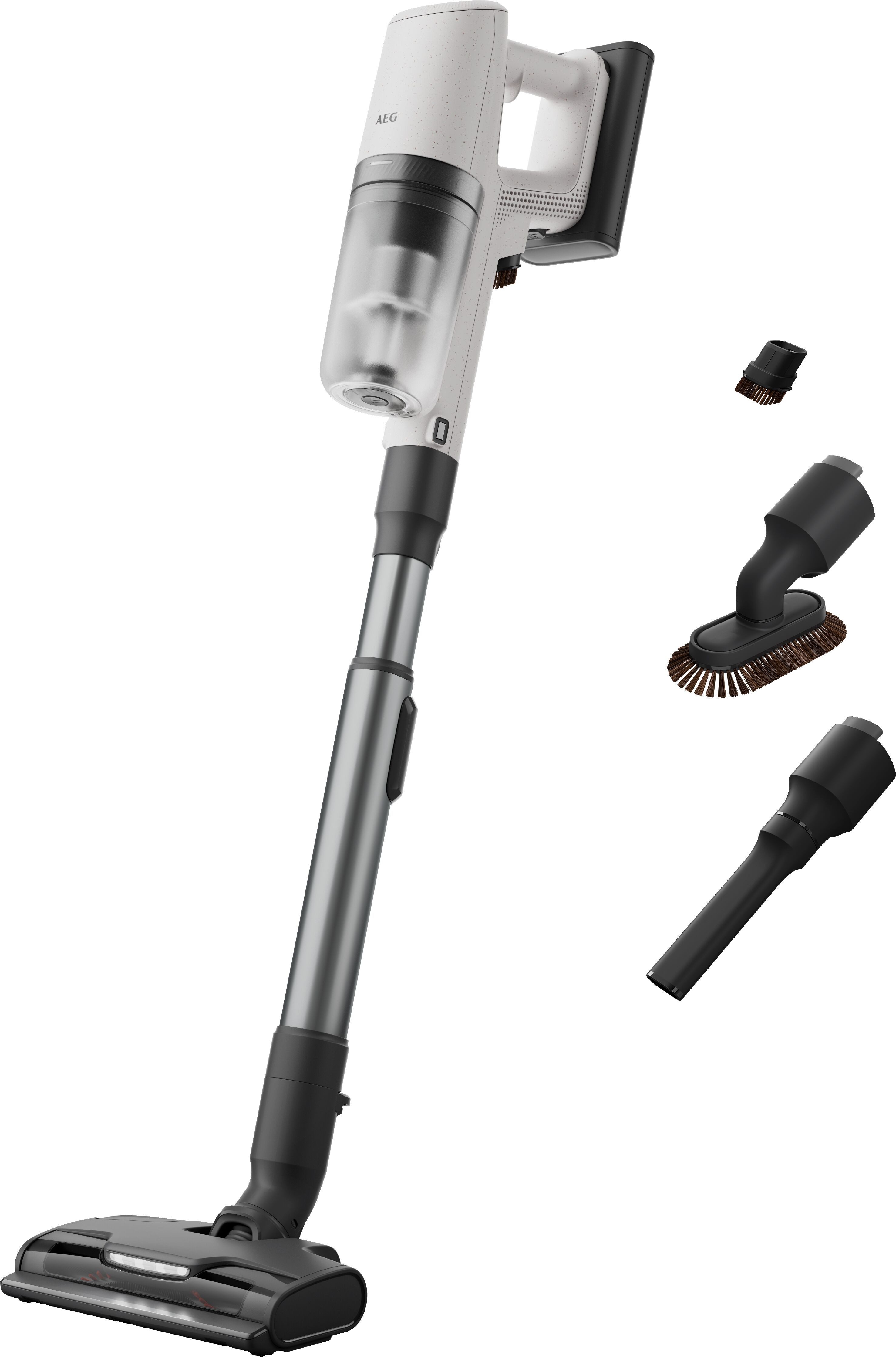 AEG Akku-Hand-und Stielstaubsauger AP82UB25SH, beutellos, Leistungsstarker Akku-Staubsauger: kabellos für alle Böden, Automodus