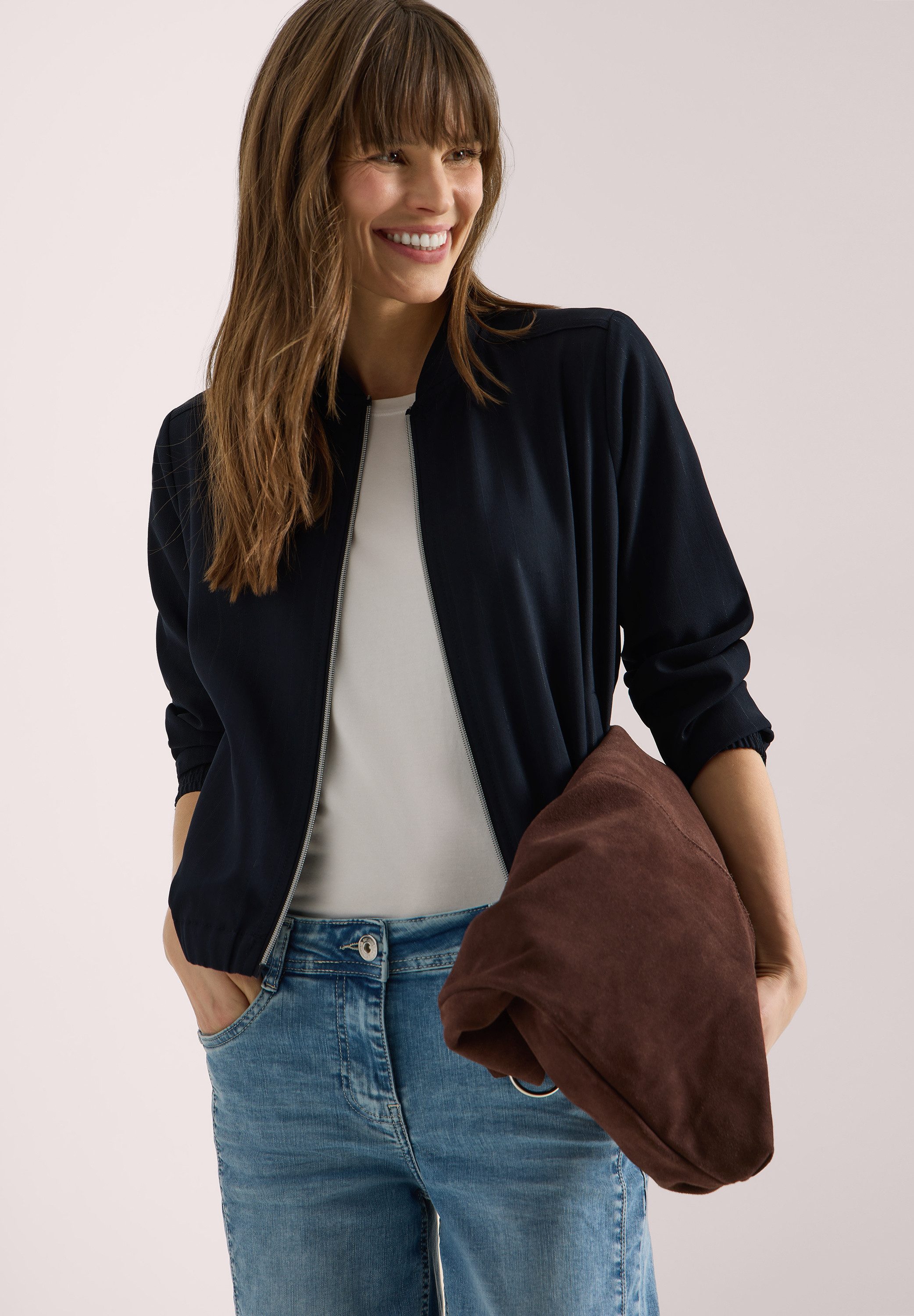 CECIL Kurzjacke mit Glitzerdetail