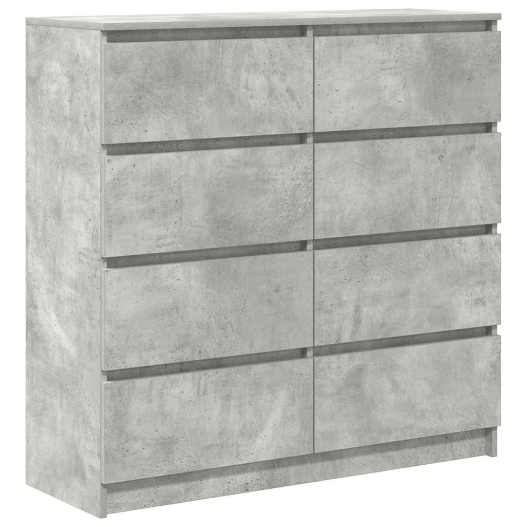 Sideboard Sideboard Betongrau 100x35x99 cm Holzwerkstoff