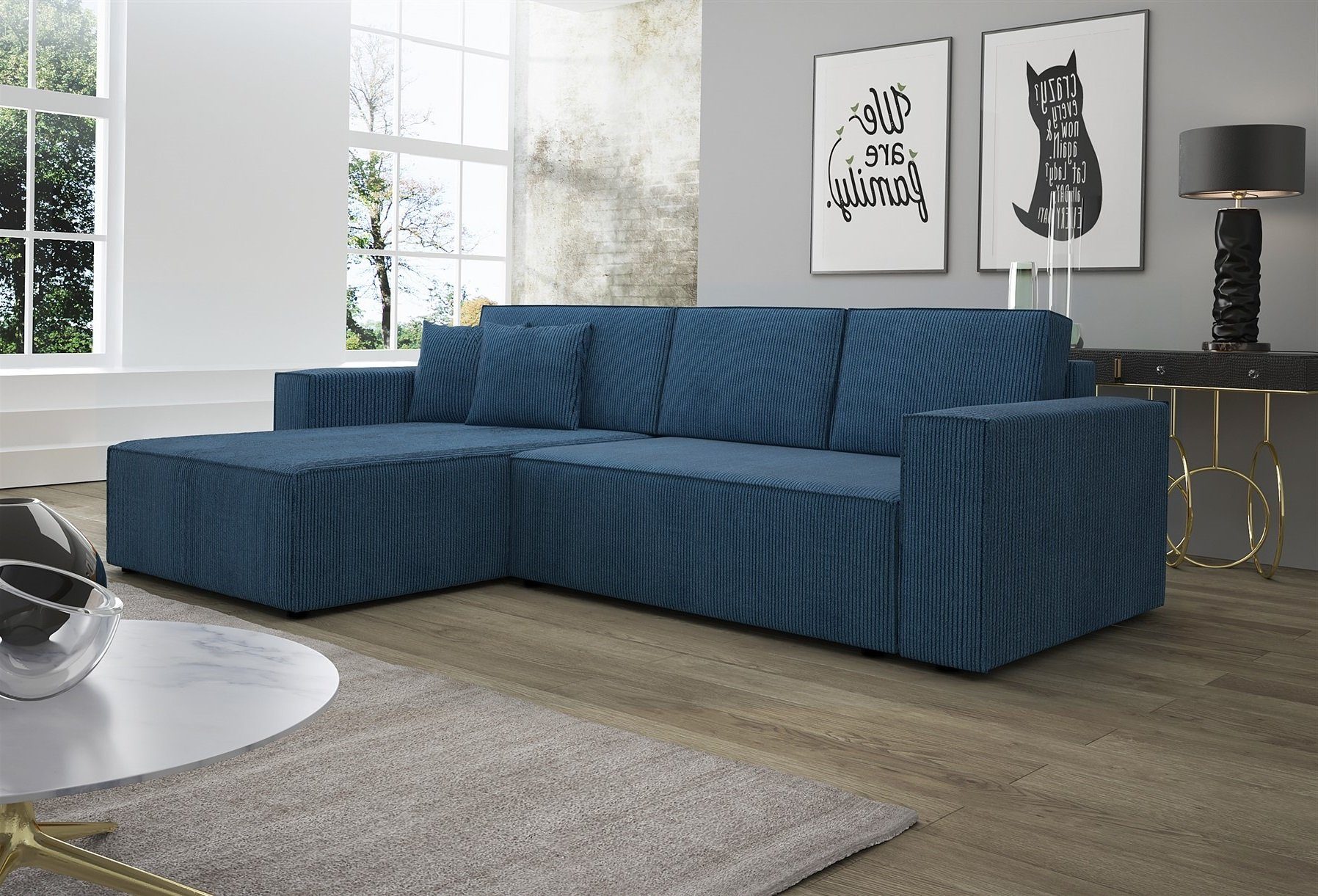Fun Möbel Ecksofa Ecksofa Schlafsofa Sofa günstig online kaufen