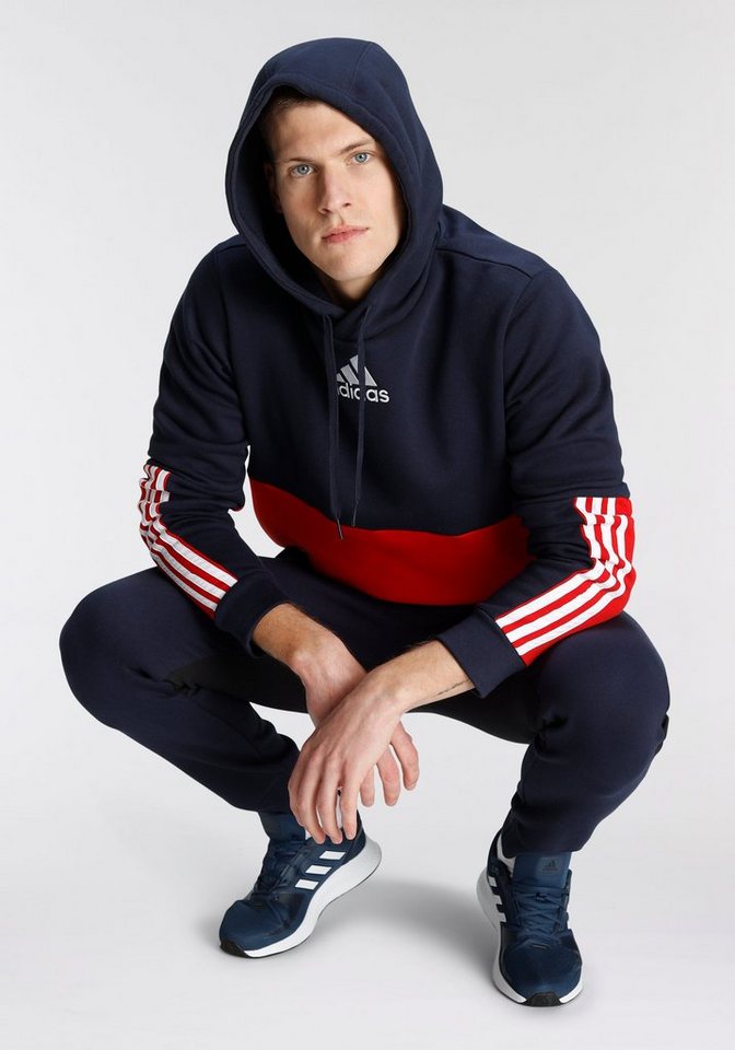 adidas Sportswear Sweatshirt ESSENTIALS COLORBLOCK FLEECE HOODIE