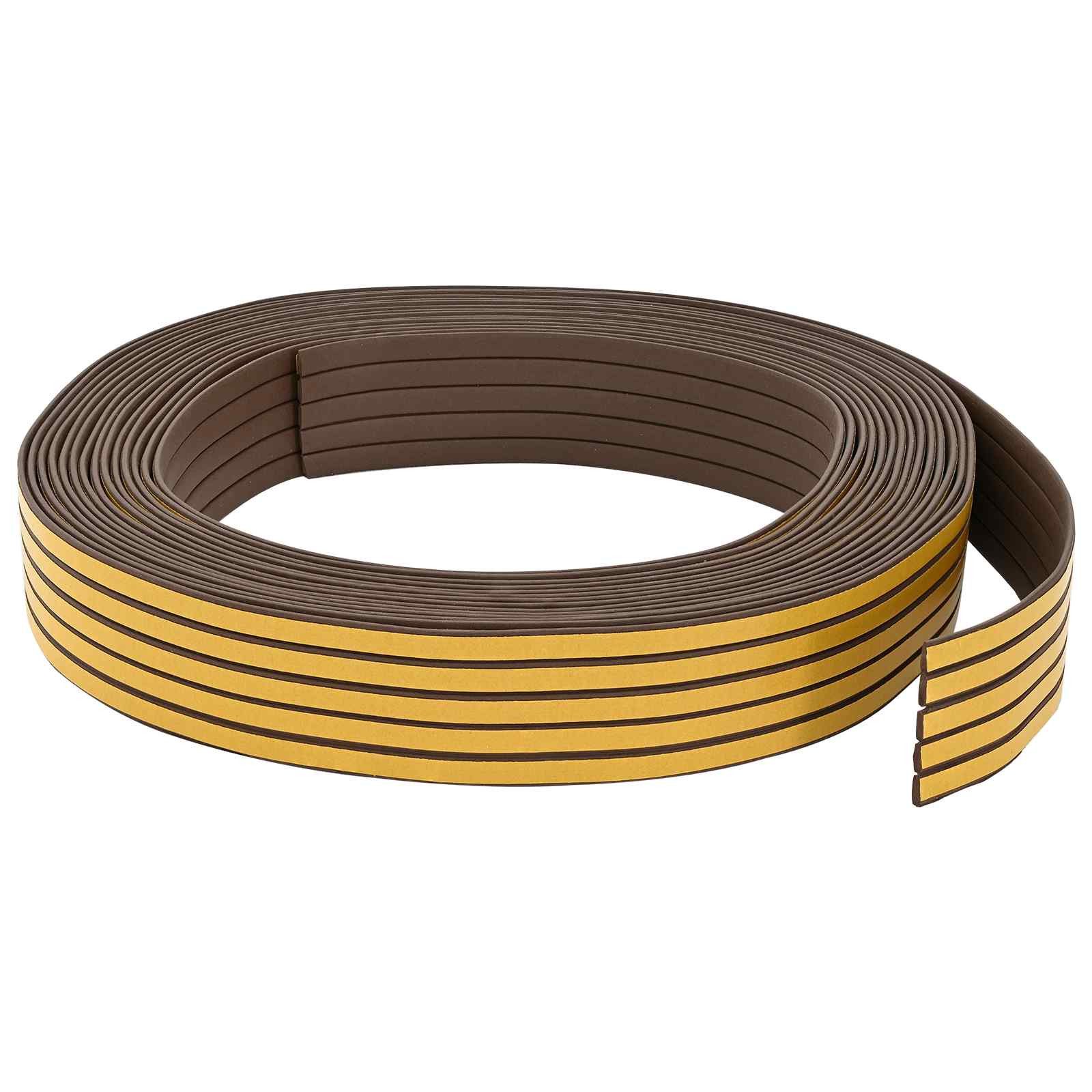 vidaXL Markise Selbstklebende Fensterdichtung Braun 8 x 2 mm 25 m (1-St)