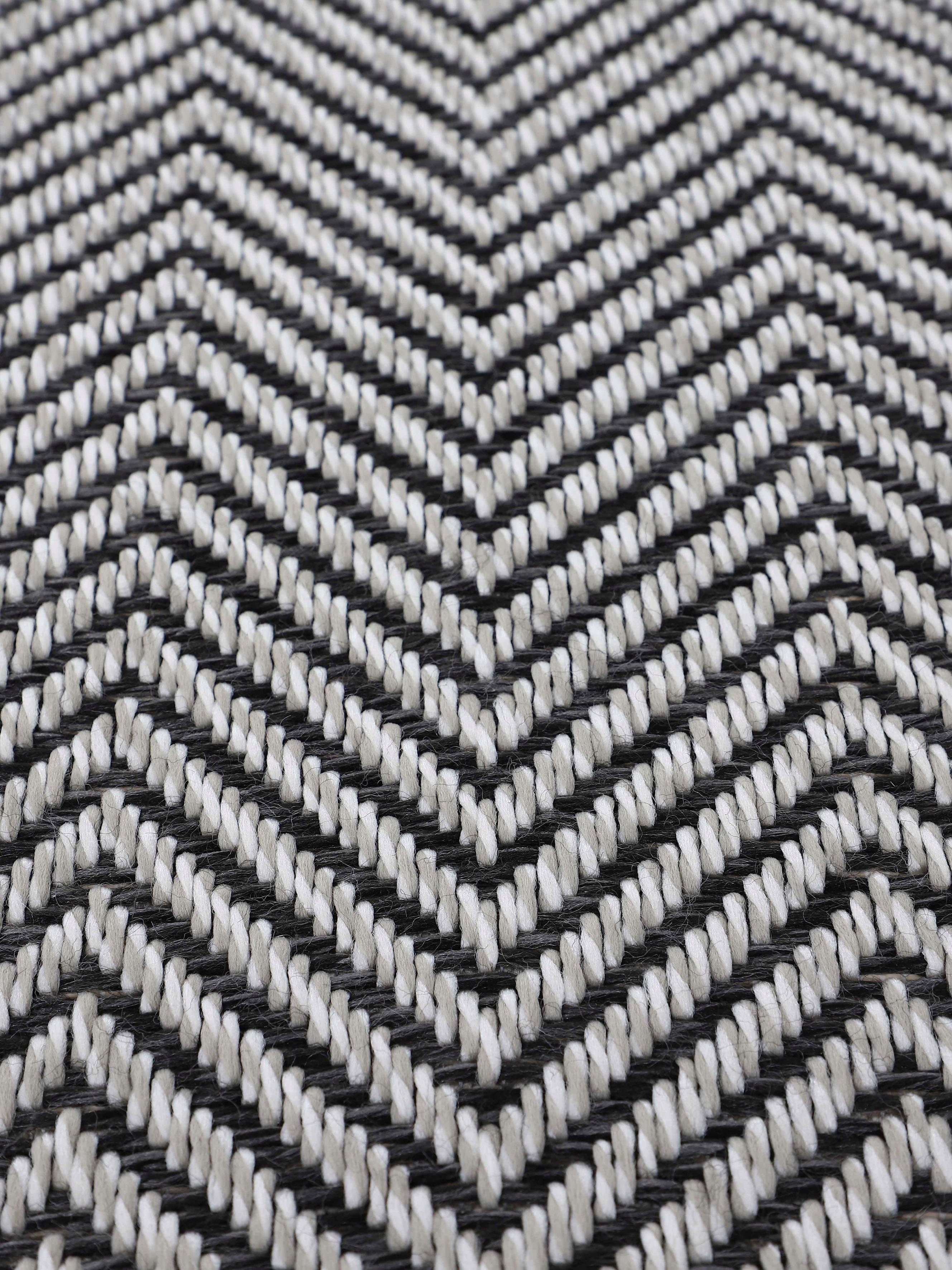 Teppich Boho carpetfine, Optik, 106, 4 mm, Außenbereich UV-beständig, Sisal Flachgewebe, Höhe: rund, robustes