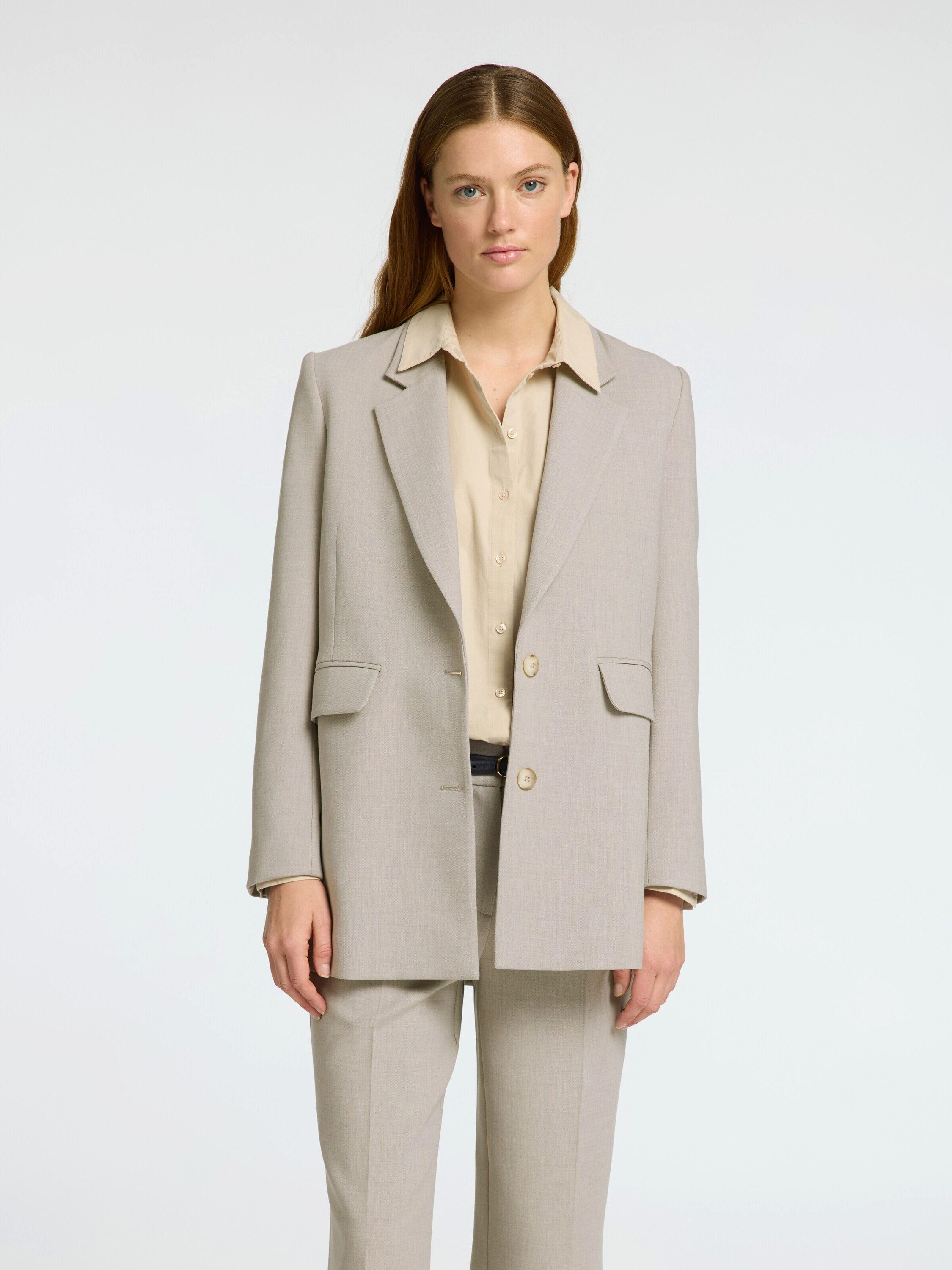 Selected Kurzblazer SLFRita (1-tlg) Plain/ohne Details günstig online kaufen