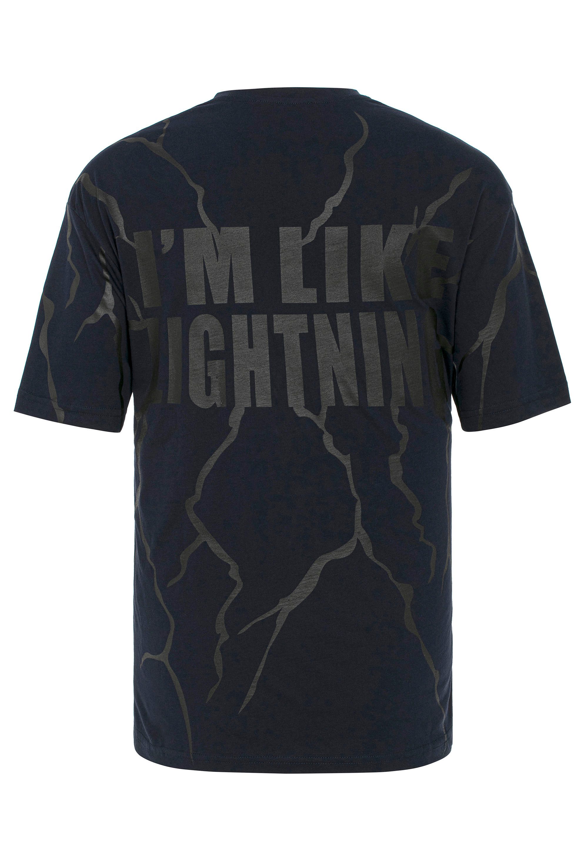 RedBridge T-Shirt mit Smiley-Print Trendiges Oversize günstig online kaufen