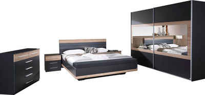 rauch Schlafzimmer-Set »Tarragona«, (Set, 4-St), Bett mit Fußbank