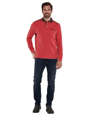 Engbers Langarm-Poloshirt Langarm-Shirt mit Polo-Kragen