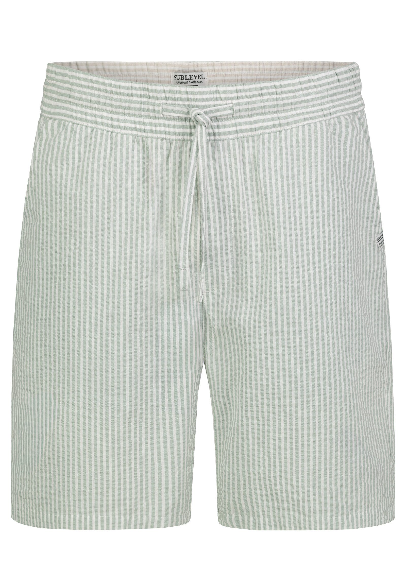Shorts Herren Kurze Hose aus Seersucker