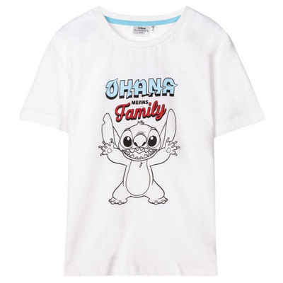 Lilo & Stitch T-Shirt OHANA MEANS FAMILY Kinder Jerseyshirt Gr. 104 - 152 cm