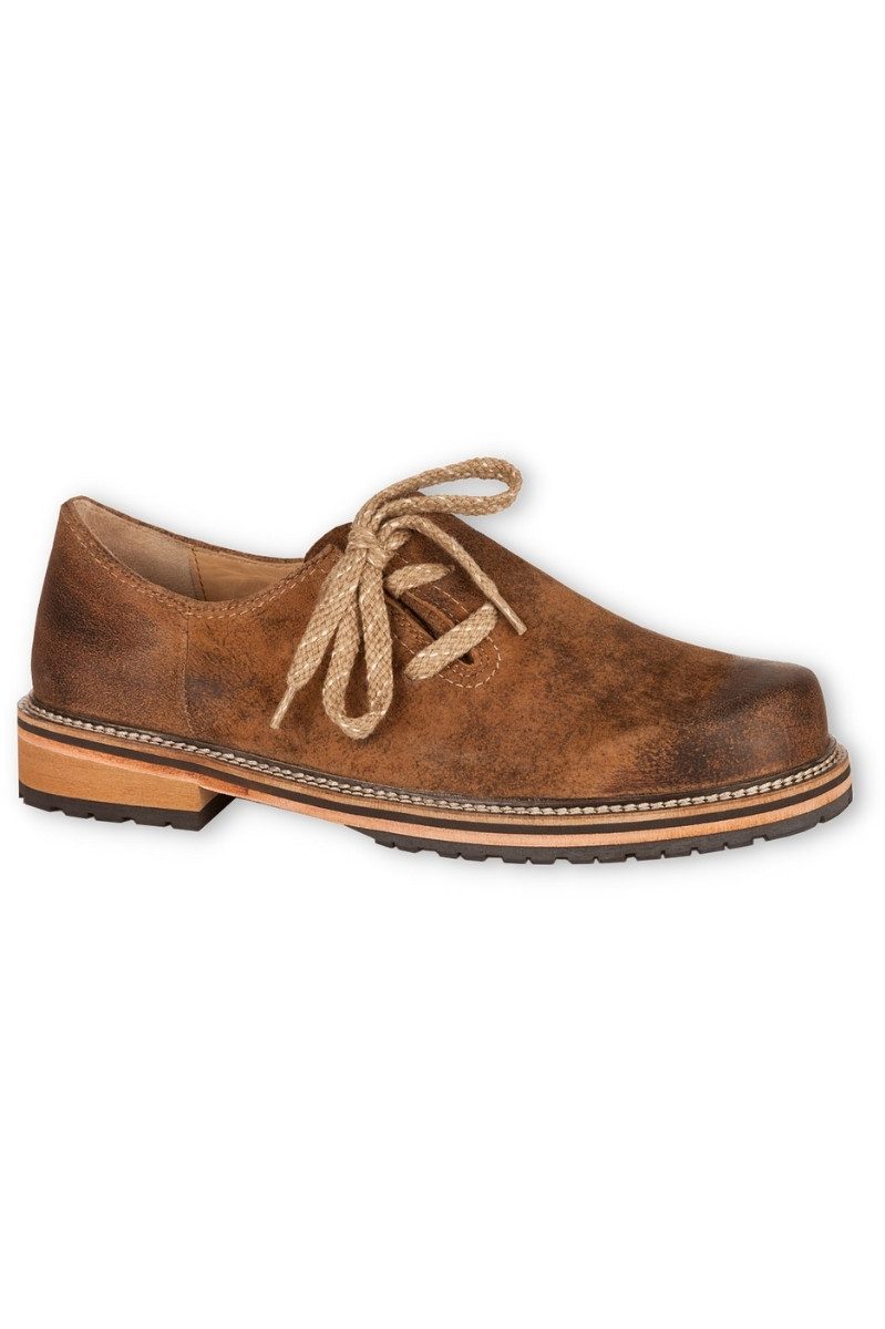 Stockerpoint Haferlschuhe - 6081 - braun gespeckt Haferlschuh