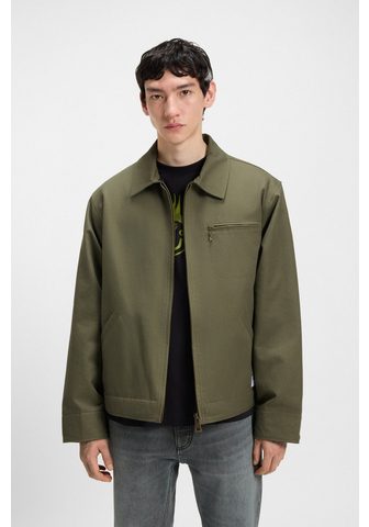  HUGO Blue Canvasjacke Blake leicht wat...