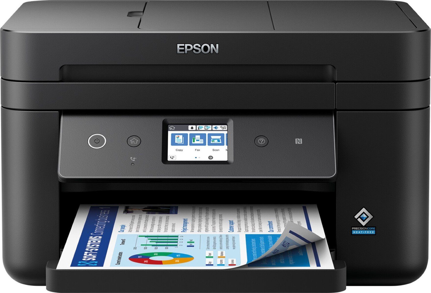 Epson Epson WorkForce WF-2880DWF 4-in1-Tintenstrahl-Mult Multifunktionsdrucker, (WLAN, Wi-Fi Direct)