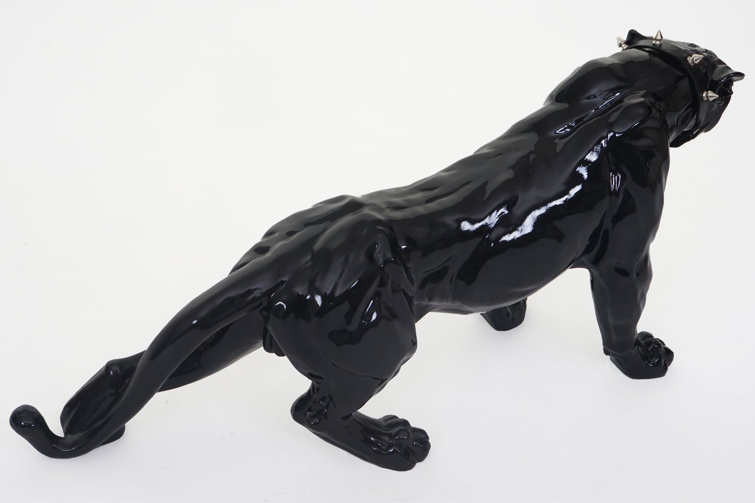 C, Inkl. schwarz Halsband Panther, MCW -10° Frostbeständig bis Indoor/Outdoor-geeignet, Tierfigur Witterungsbeständig,