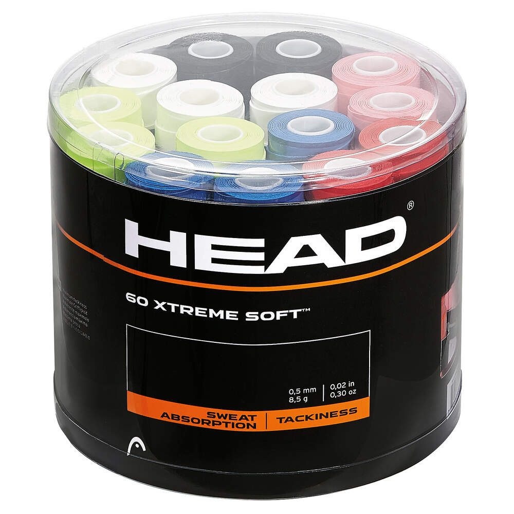 Tennisschläger Griffband für Tennisschläger 60 Stück Bunt Mix HEAD Xtreme Soft