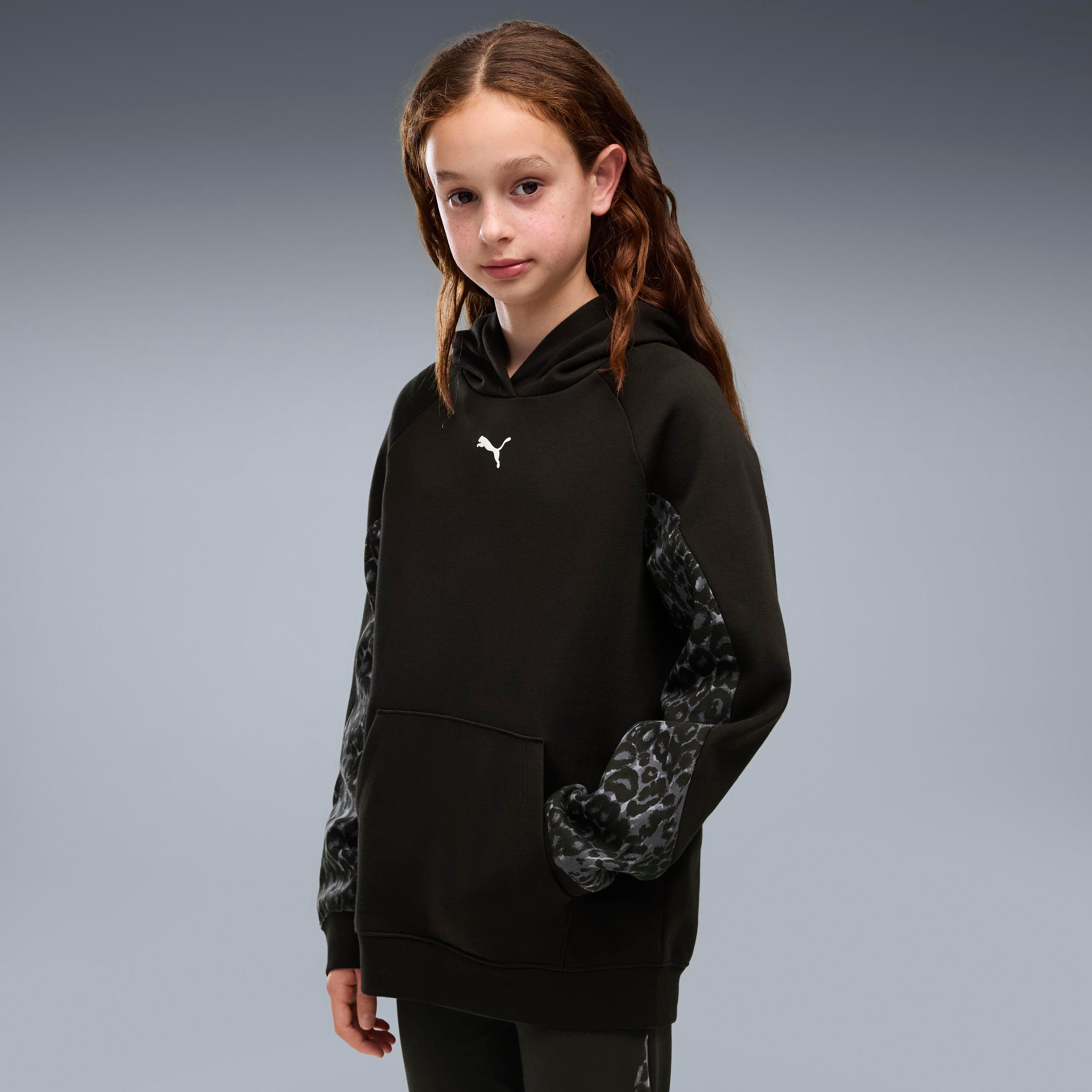 PUMA Kapuzensweatshirt SPORT ANIMAL HOODIE FL G mit Kapuze, mit Kängurutasche, für Jugendliche