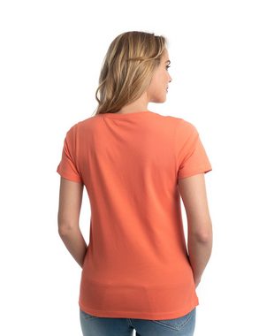 ROADSIGN australia T-Shirt Brightning (1, 1-tlg) mit V-Ausschnitt & Frontprint, 100 % Bio-Baumwolle