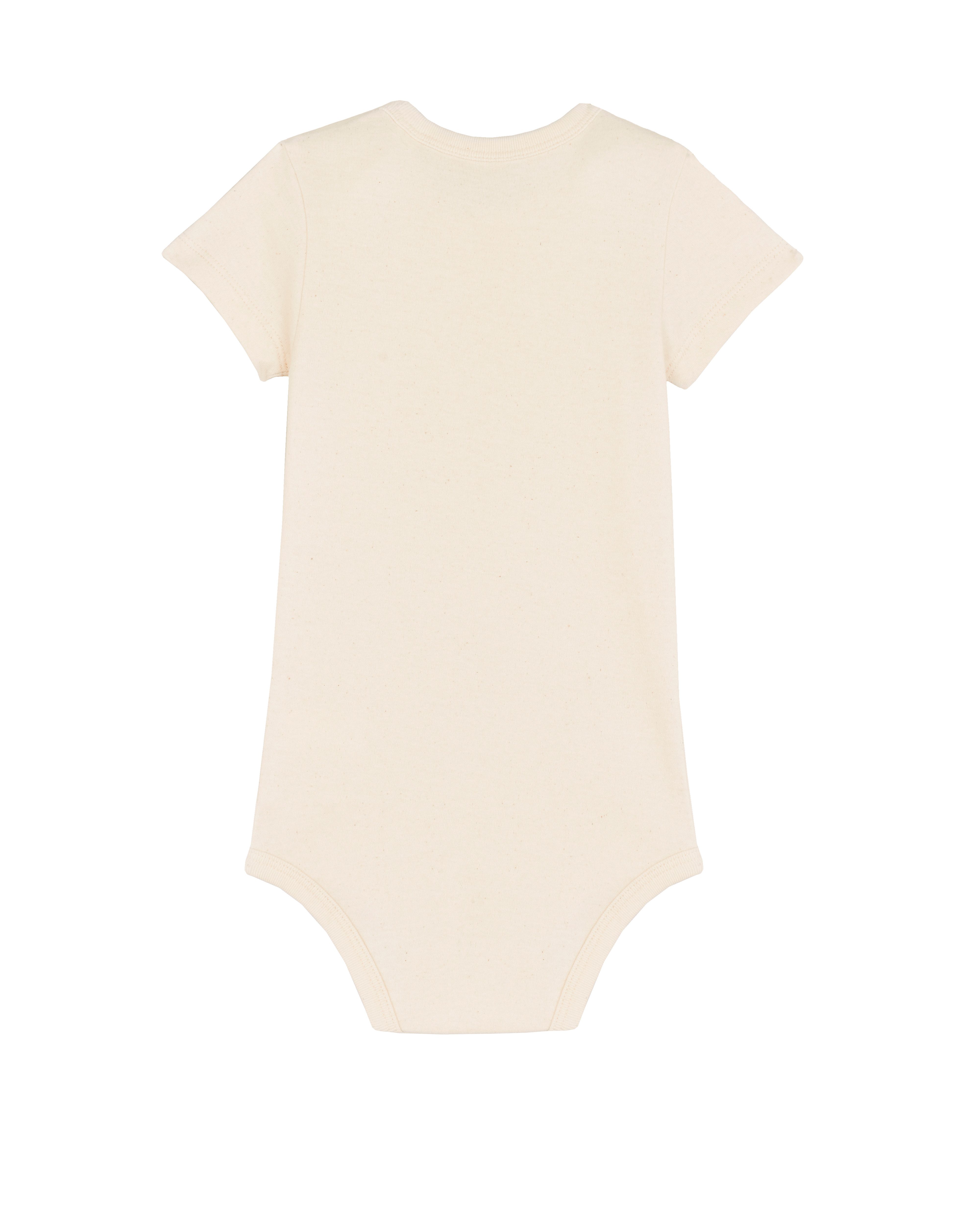 Sitztgut Kurzarmbody Baby Body aus Bio-Baumwolle (1-tlg) Druckknopfleiste an der Schulter und Druckknopfverschluss im Schritt