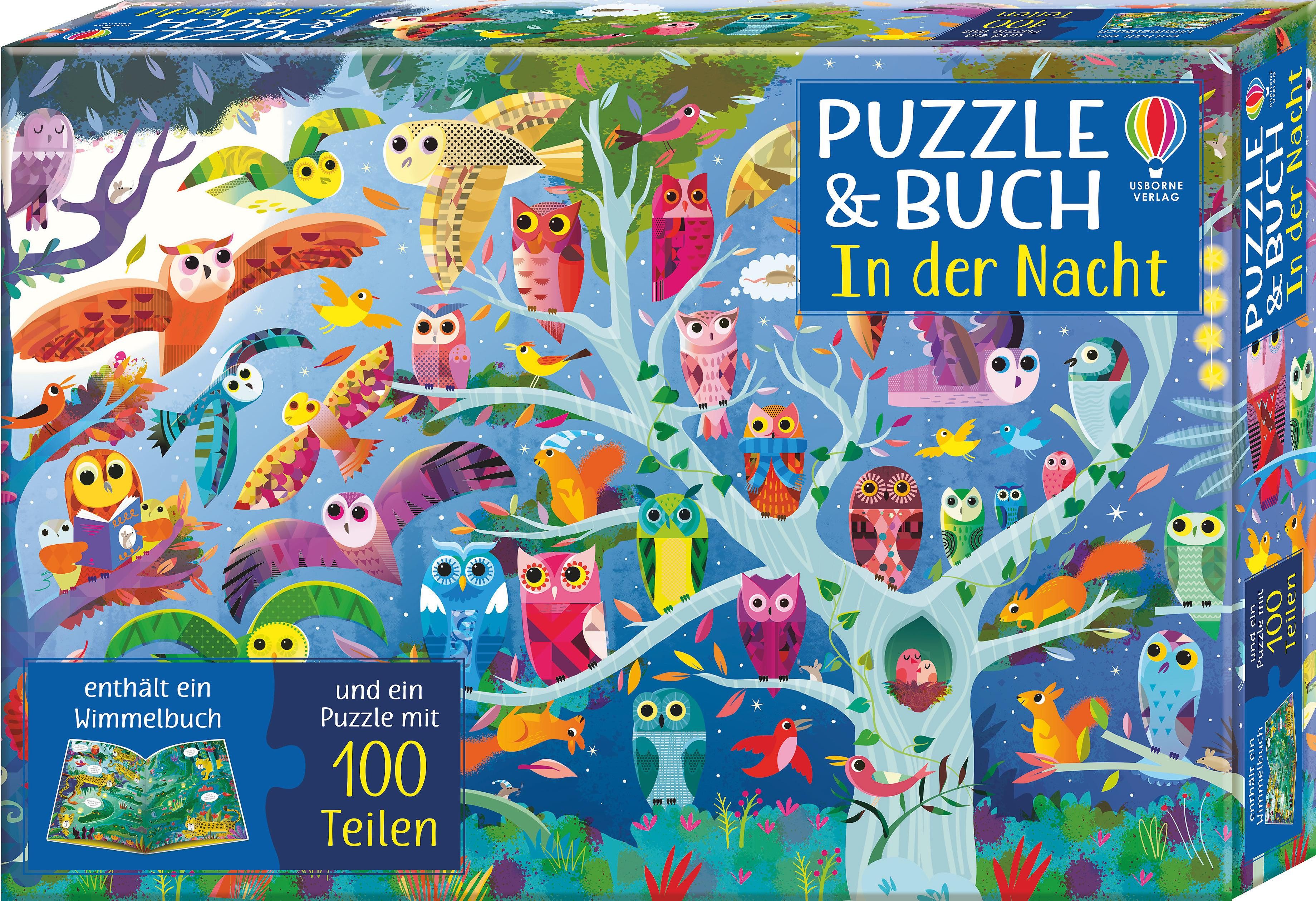 Usborne Verlag Spiel Puzzle & Buch: In der Nacht