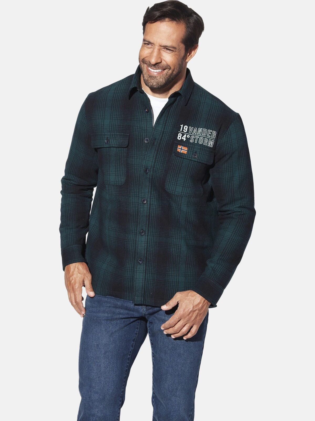 Jan Vanderstorm Outdoorhemd OLAFSTAD mit leichter Wattierung günstig online kaufen