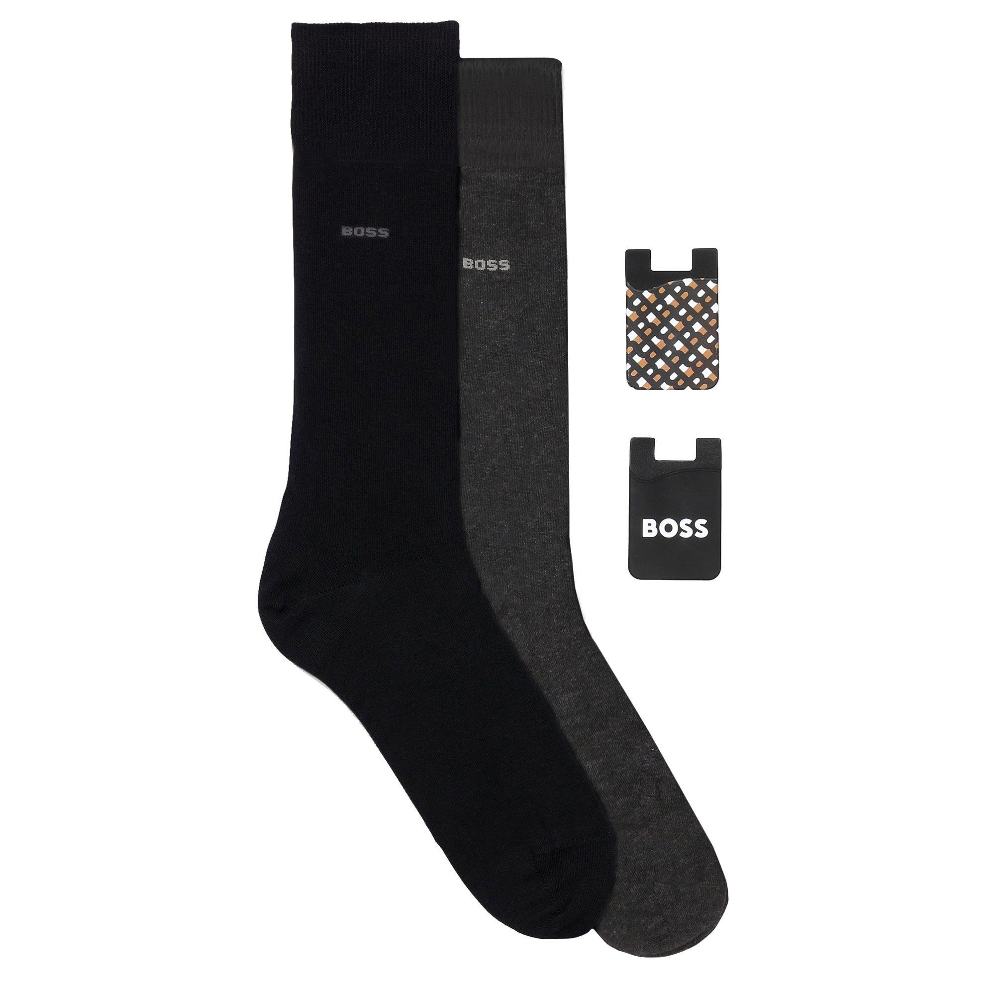 Socken RS Geschenkset - 2 Paar Socken und 2 Kartenhalter (open