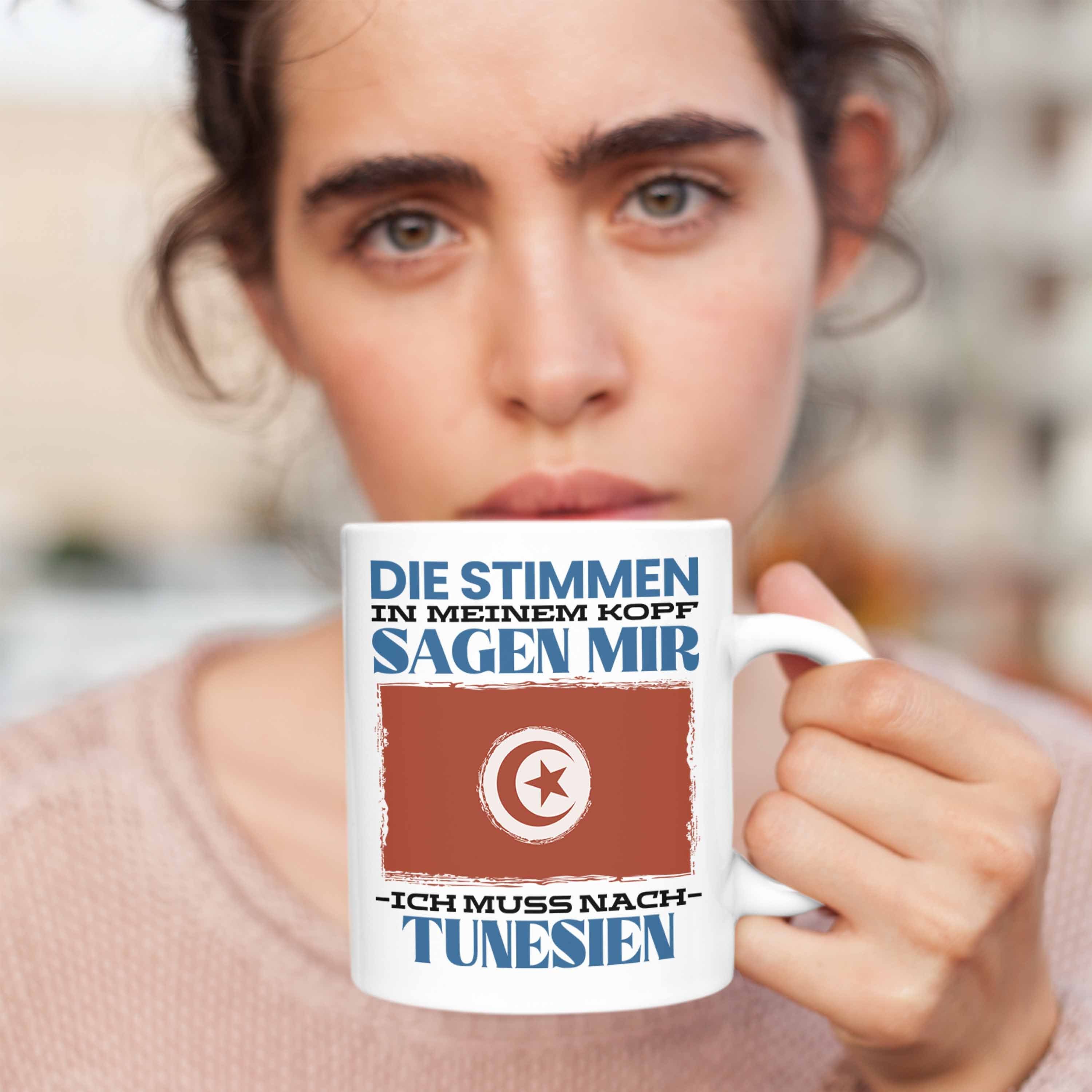 Weiss Tunesien Tunese Spruch Tasse Heimat Geschenk Tasse Urlaub Geschenkidee Trendation