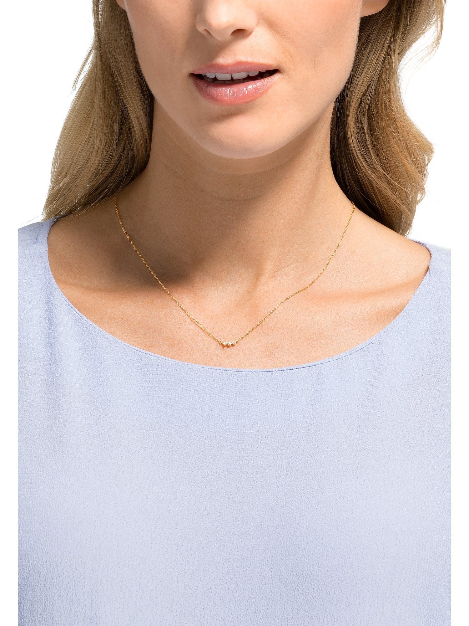 CHRIST Collier CHRIST Damen-Kette 3 Diam...