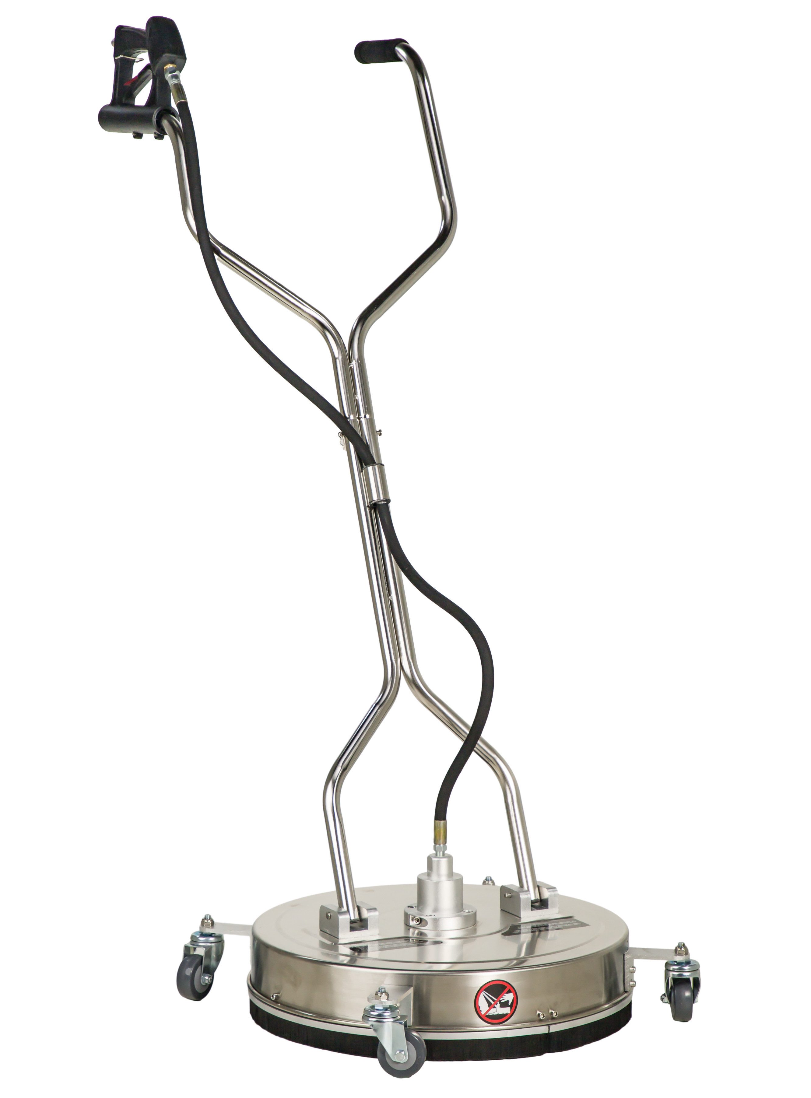 DeTec. Flächenreiniger 21 Zoll - 52cm für Hochdruckreiniger, Tellerwäscher, Zubehör, Profi Oberflächenreiniger mit Handgriff für große Flächen