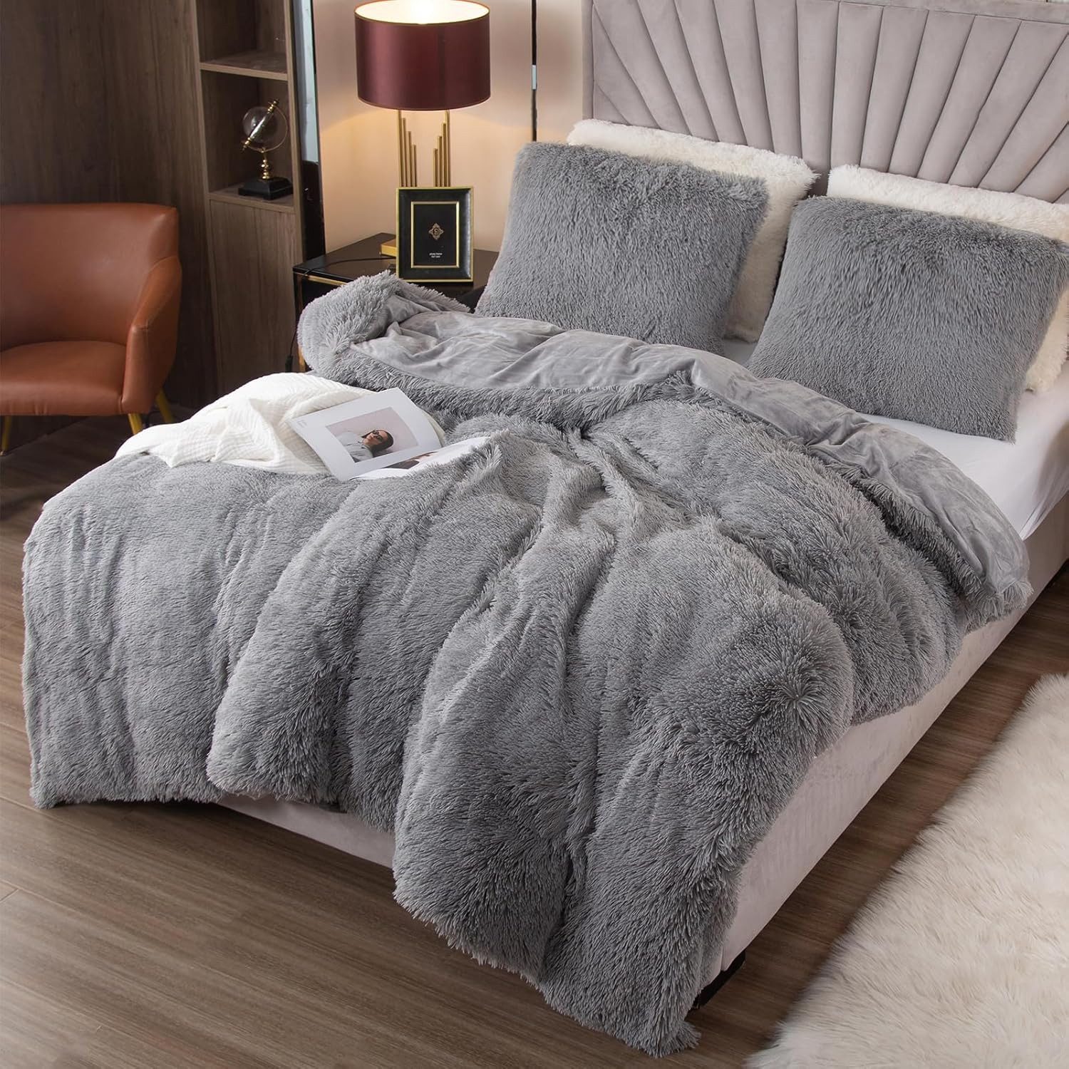 ibettertec Bettwäsche Plüsch Bettwäsche 135x200cm,200x200cm,Extra flauschig günstig online kaufen