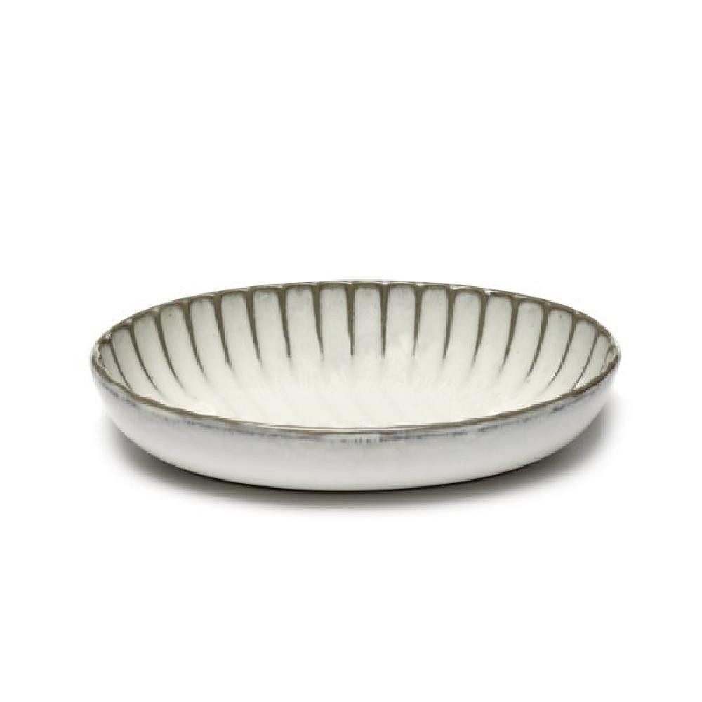 Serax Schüssel Servierschale Inku Oval White (19cm)