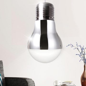 Brilliant Pendelleuchte, Leuchtmittel nicht inklusive, Design Decken Pendel Leuchte Glühbirne Hänge Lampe Wohn Zimmer Glas
