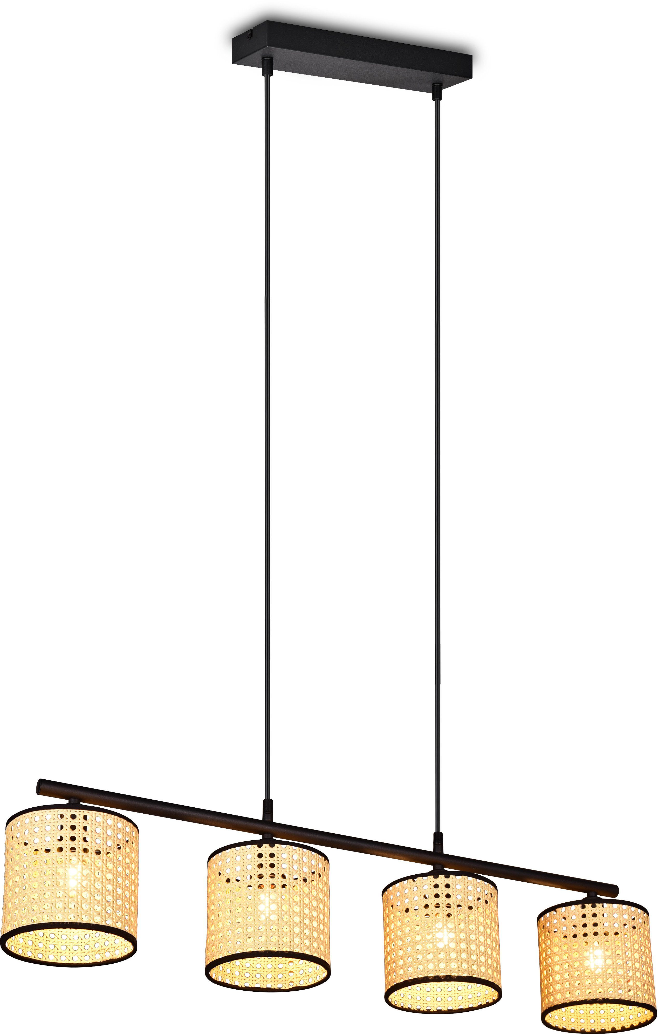 Leonique Pendelleuchte Jules, ohne Leuchtmittel, 4-flammige Hängeleuchte mi günstig online kaufen