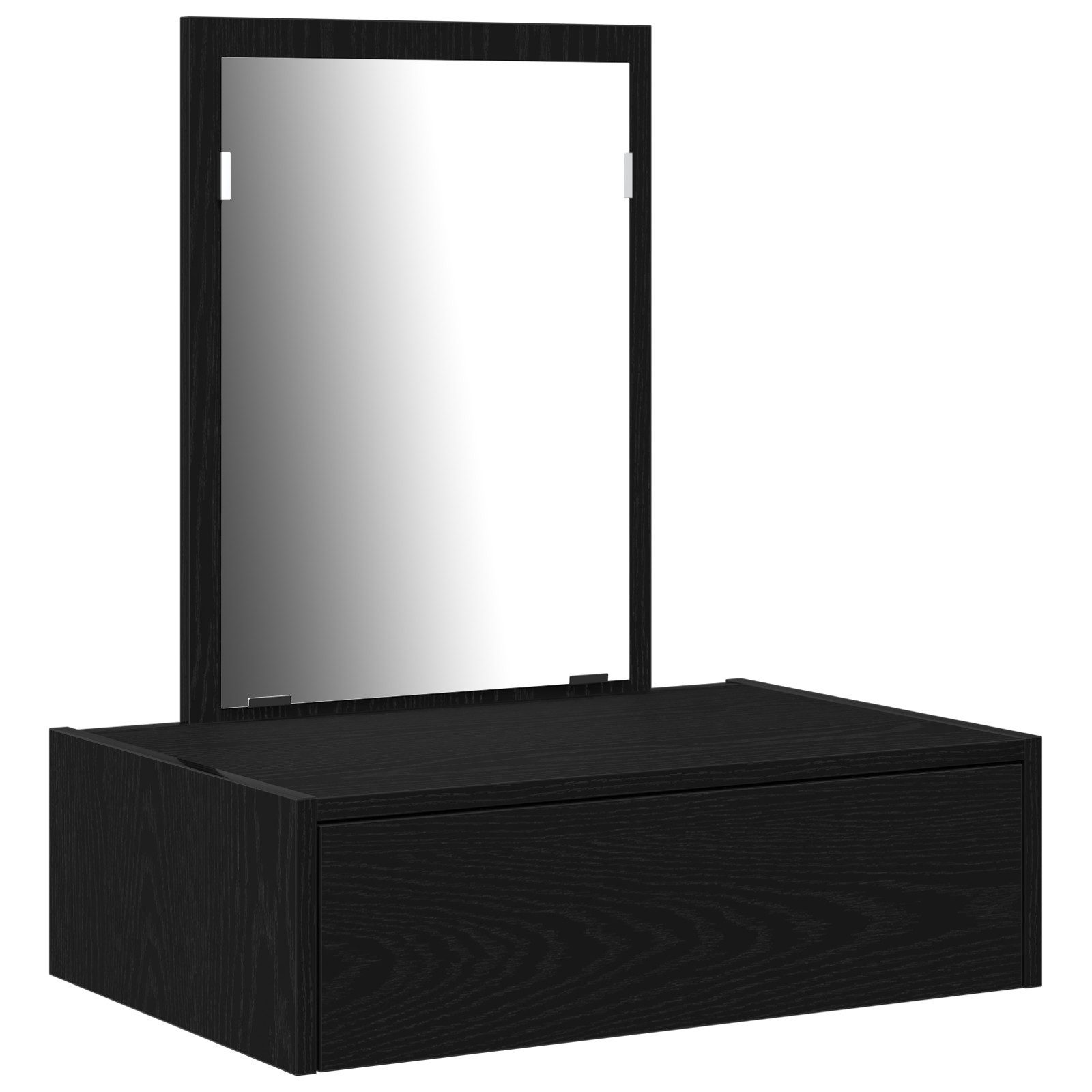 vidaXL Schminktisch Schminktisch Wandmontage Schwarz Eiche günstig online kaufen