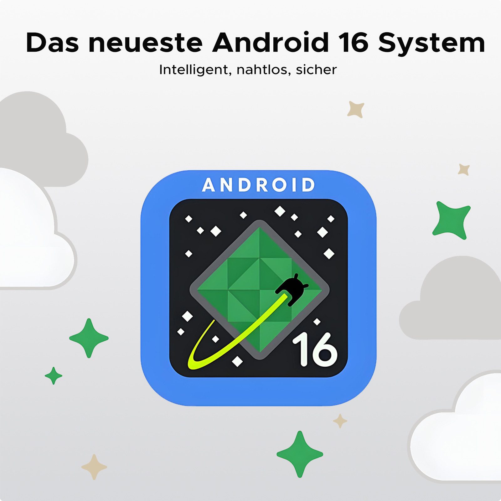 DOOGEE TAB A9 Tablet 10 Zoll, Android Tablet, 64GB ROM (TF 2TB), 5G WiFi Tablet (10.1", 64 GB, Android 16, Wifi, Android 16, Tablet mit Tastatur/Stift/Maus/Hülle, Face ID)