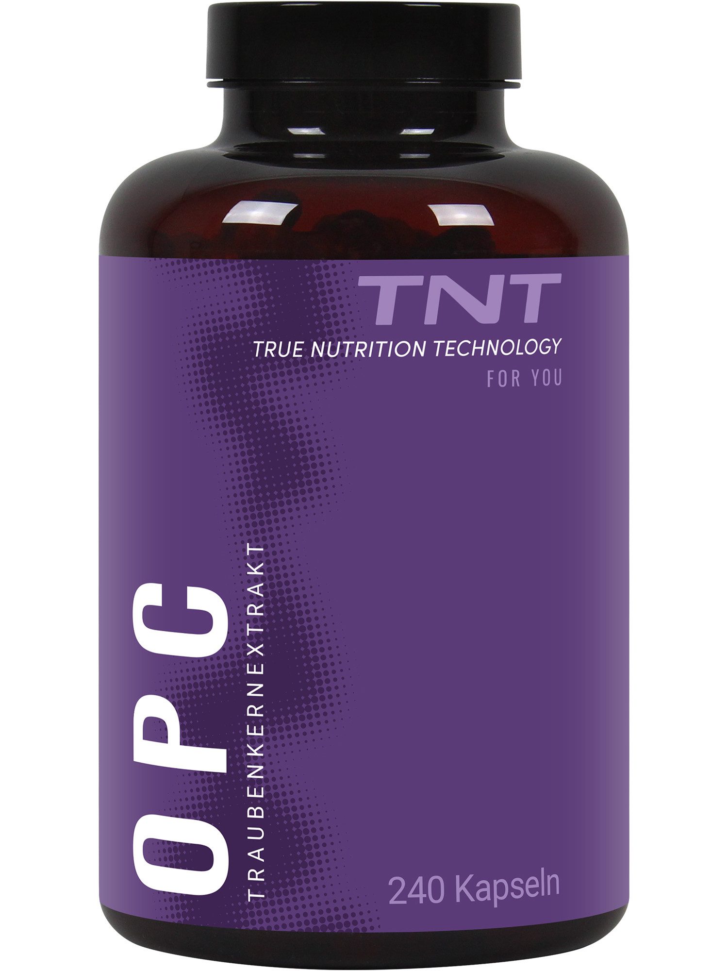 TNT (True Nutrition Technology) TNT OPC (Traubenkernextrakt mit 95% OPC-Anteil) Kapseln, 240,00 St., 177 g