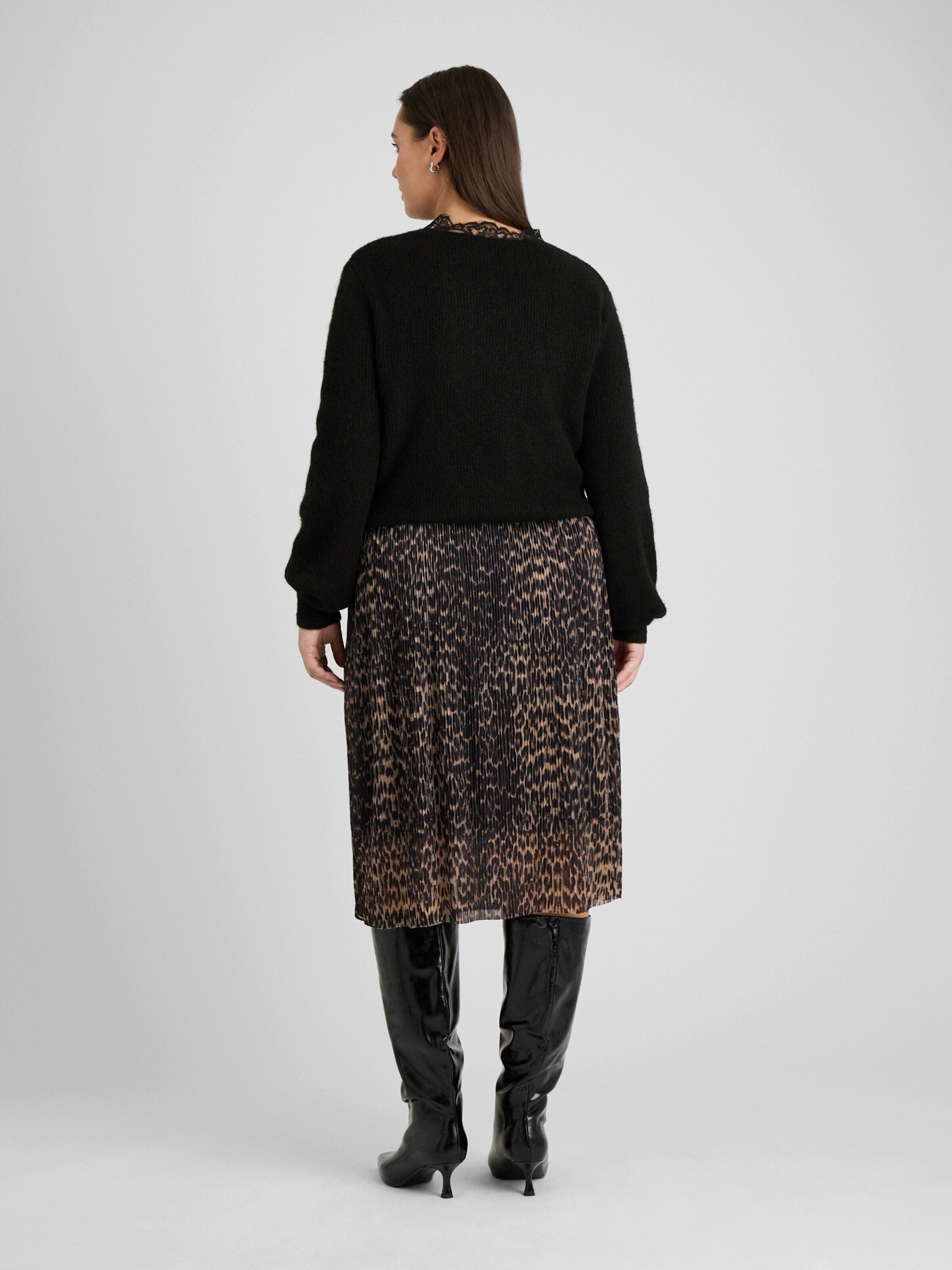 Guido Maria Kretschmer Curvy A-Linien-Rock Lani (1-tlg) Plissee günstig online kaufen