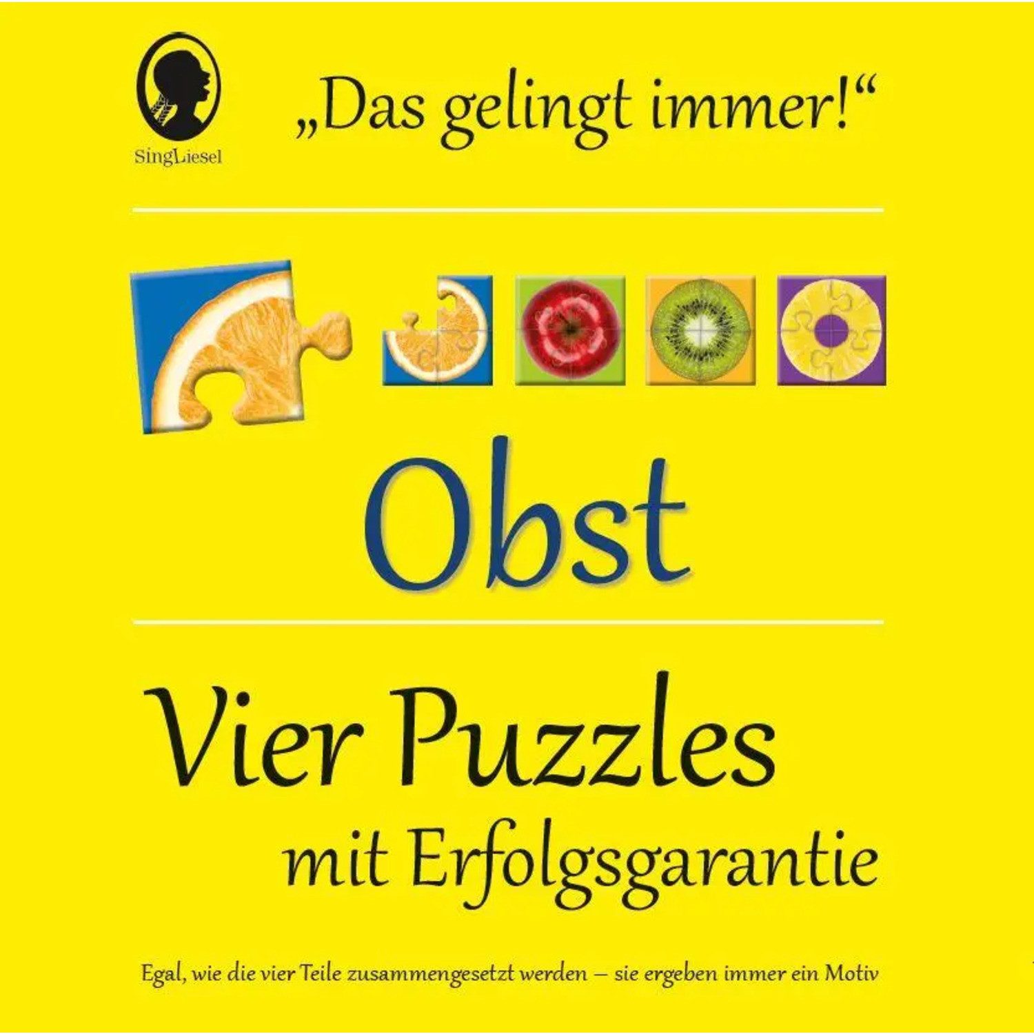 Puzzle Das "Gelingt immer"-Puzzle Obst. Das Puzzle-Spiel für Senioren mit..., Puzzleteile