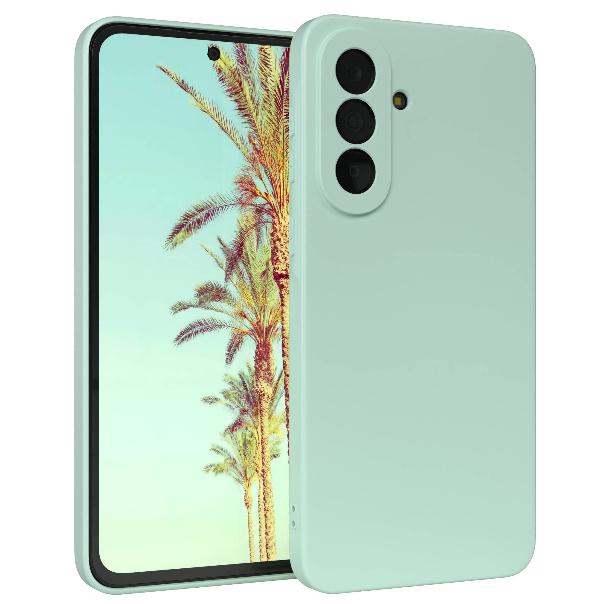 EAZY CASE Handyhülle TPU Hülle für Samsung Galaxy A37 6,7 Zoll, Hülle Silikon kratzfest Smart Slimcover Bumper Case Etui Mint Grün