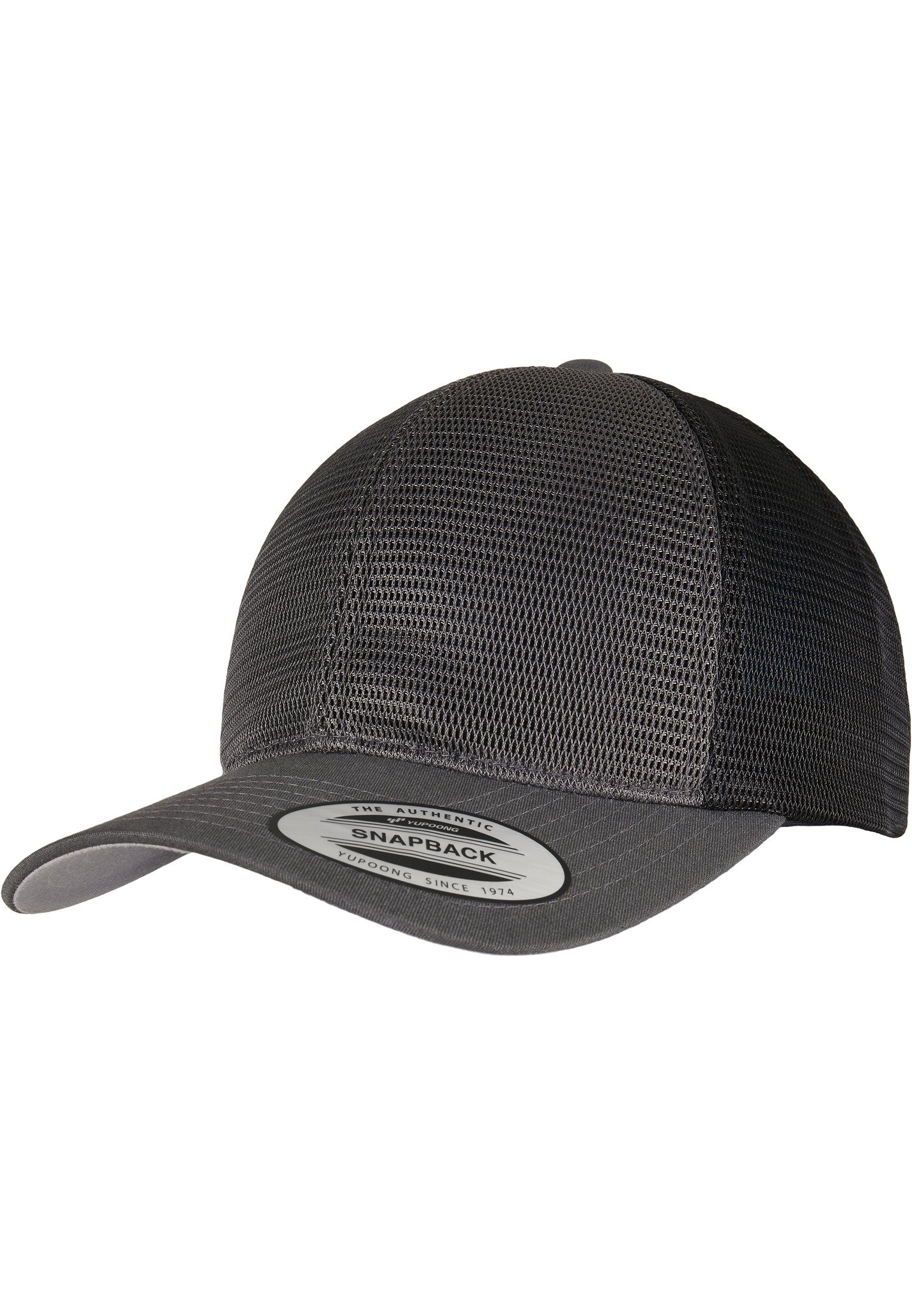 Flex charcoal/black 2-Tone 360° Cap Cap Accessoires Flexfit Omnimesh