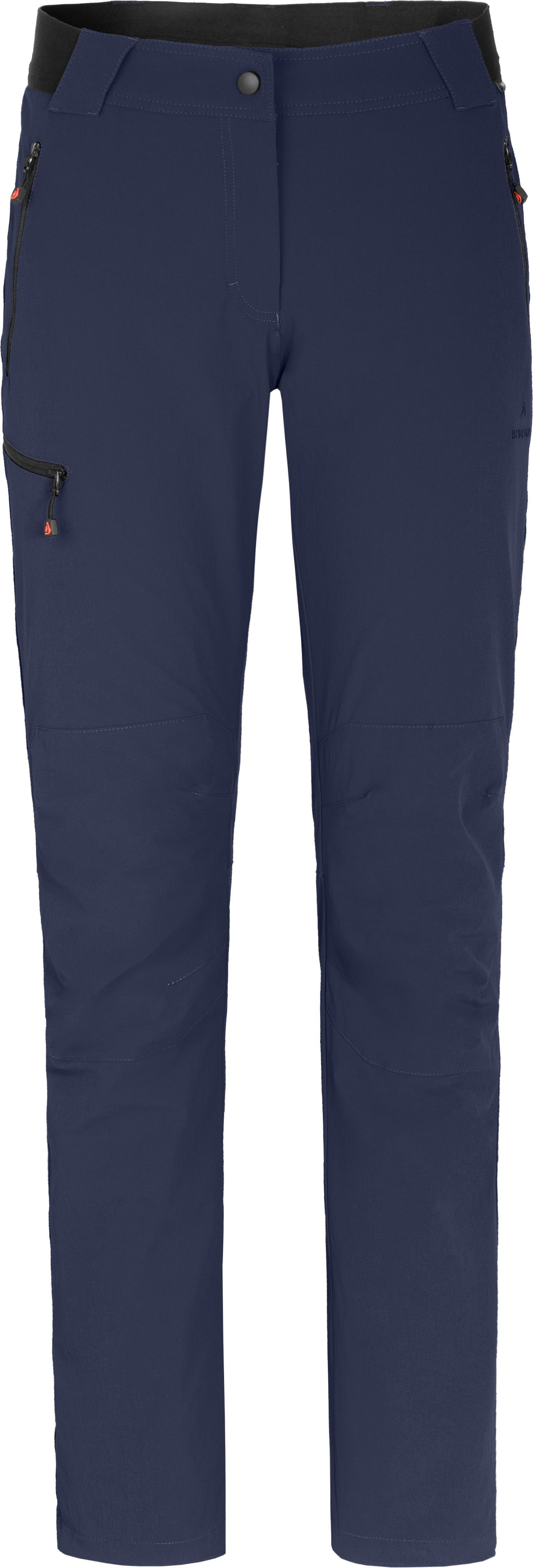 warm peacoat gefüttert, Kurzgrößen, Bergson Damen COMFORT elastisch, RITAMÄKI Winter-Wanderhose, Outdoorhose blau