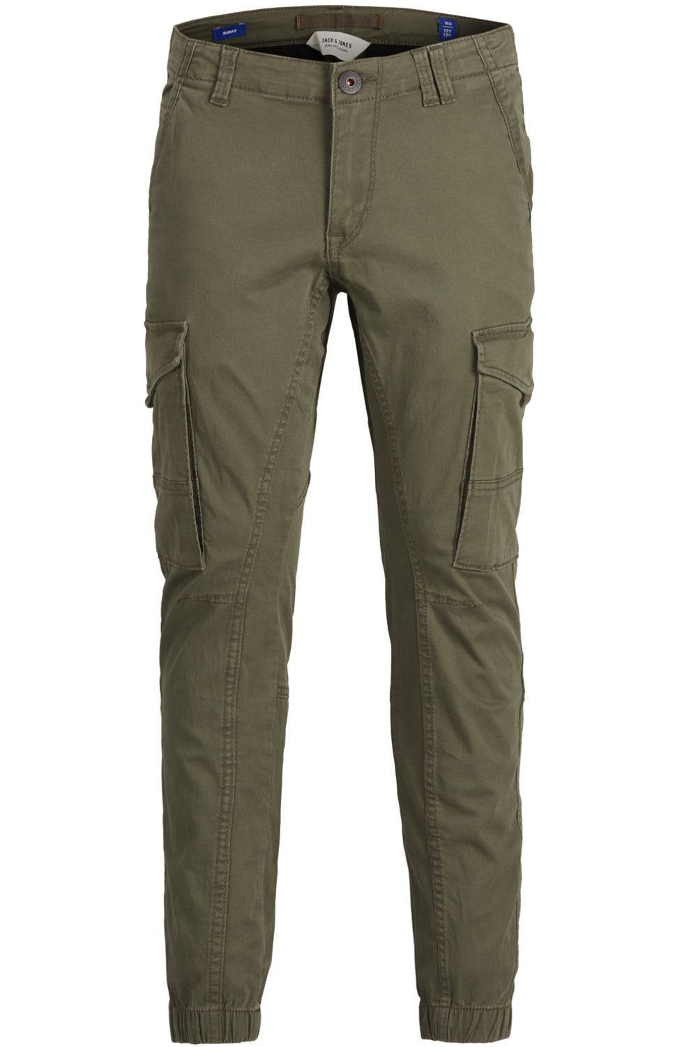 Jack & Jones Junior Cargohose JPSTPAUL JJFLAKE AKM 542 OLIVE JNR