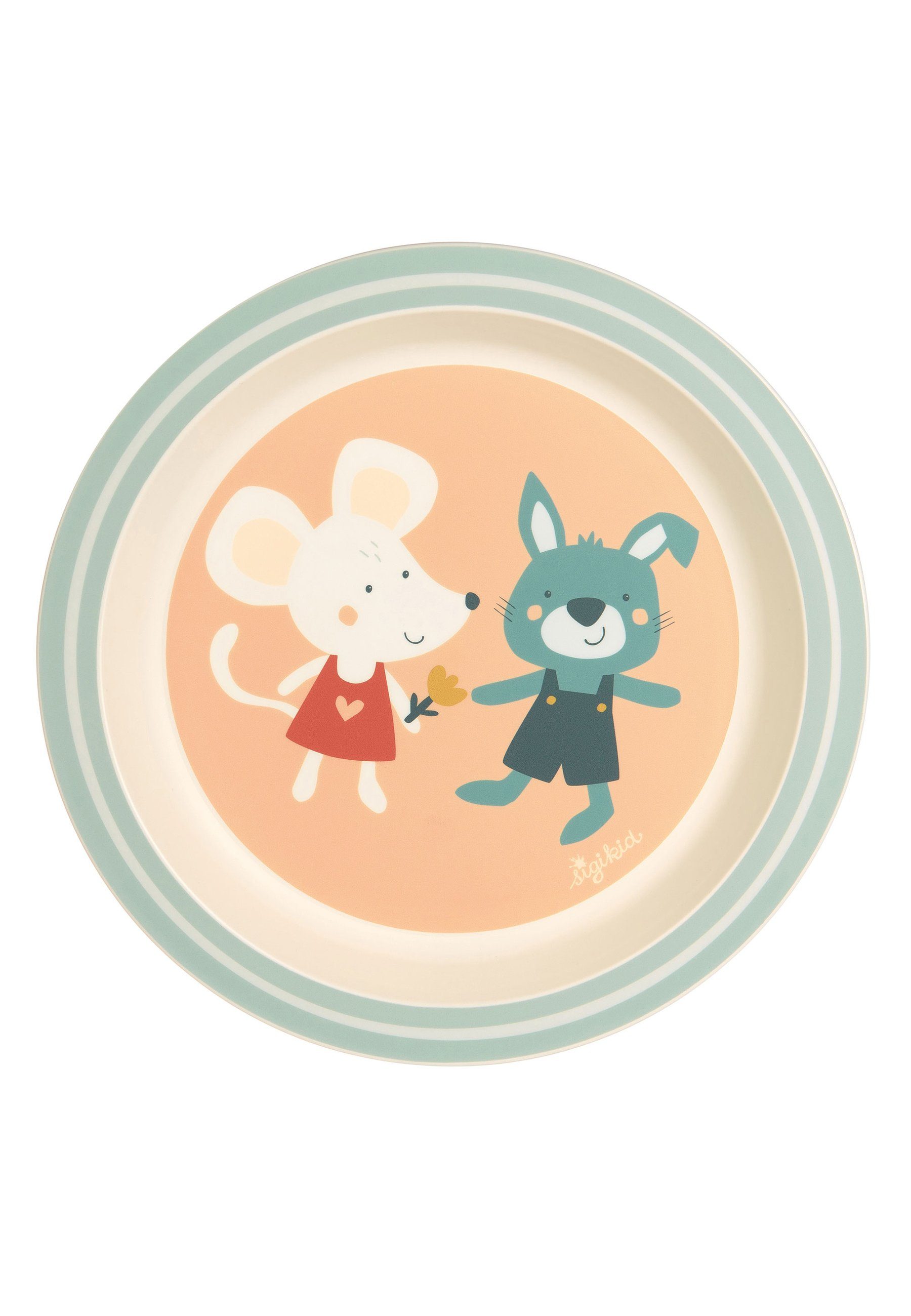Sigikid Teller Teller Hase & Maus rPET "4 Freunde", (1 St)