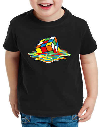 style3 Print-Shirt Kinder T-Shirt Sheldon Zauberwürfel