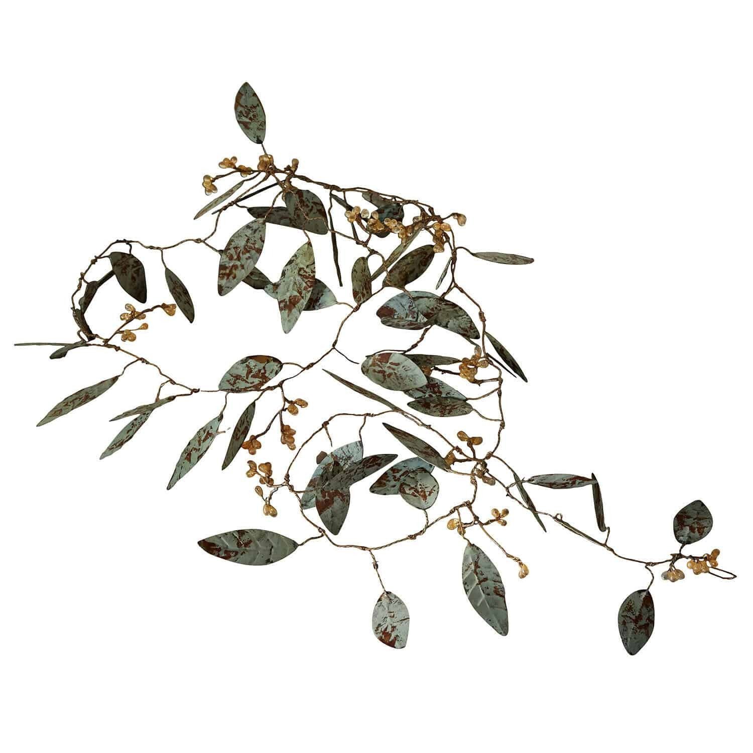 Kunstgirlande Girlande Florivine antikgrün, Mirabeau, Höhe 180.0 cm