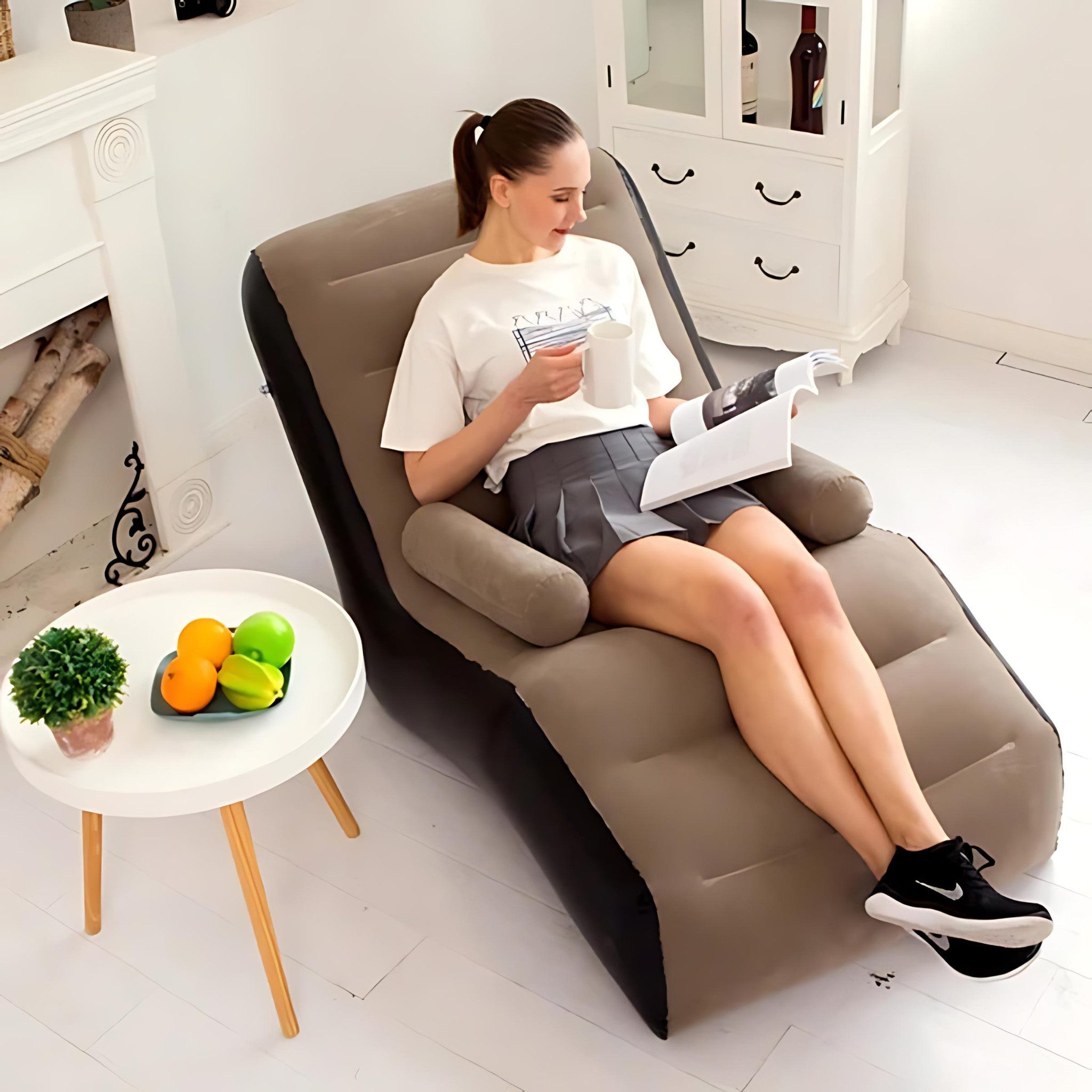 HS.SUPPLY Luftsessel aufblasbarer Sessel, Luft Sofa, günstig online kaufen