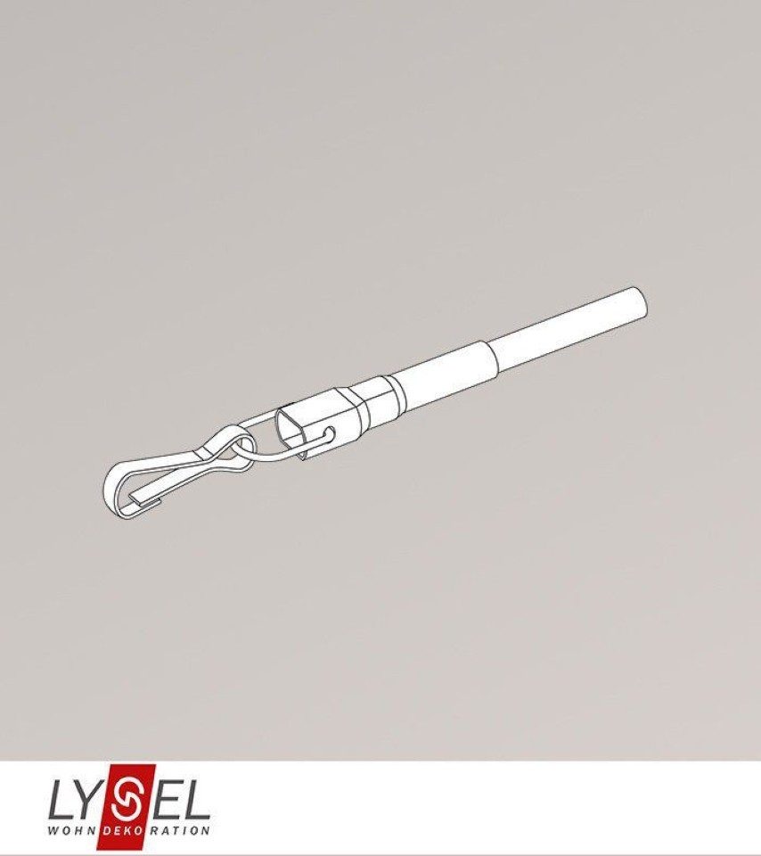 LYSEL® Sichtschutzbefestigung Schleuderstab, (2-tlg), L 75cm