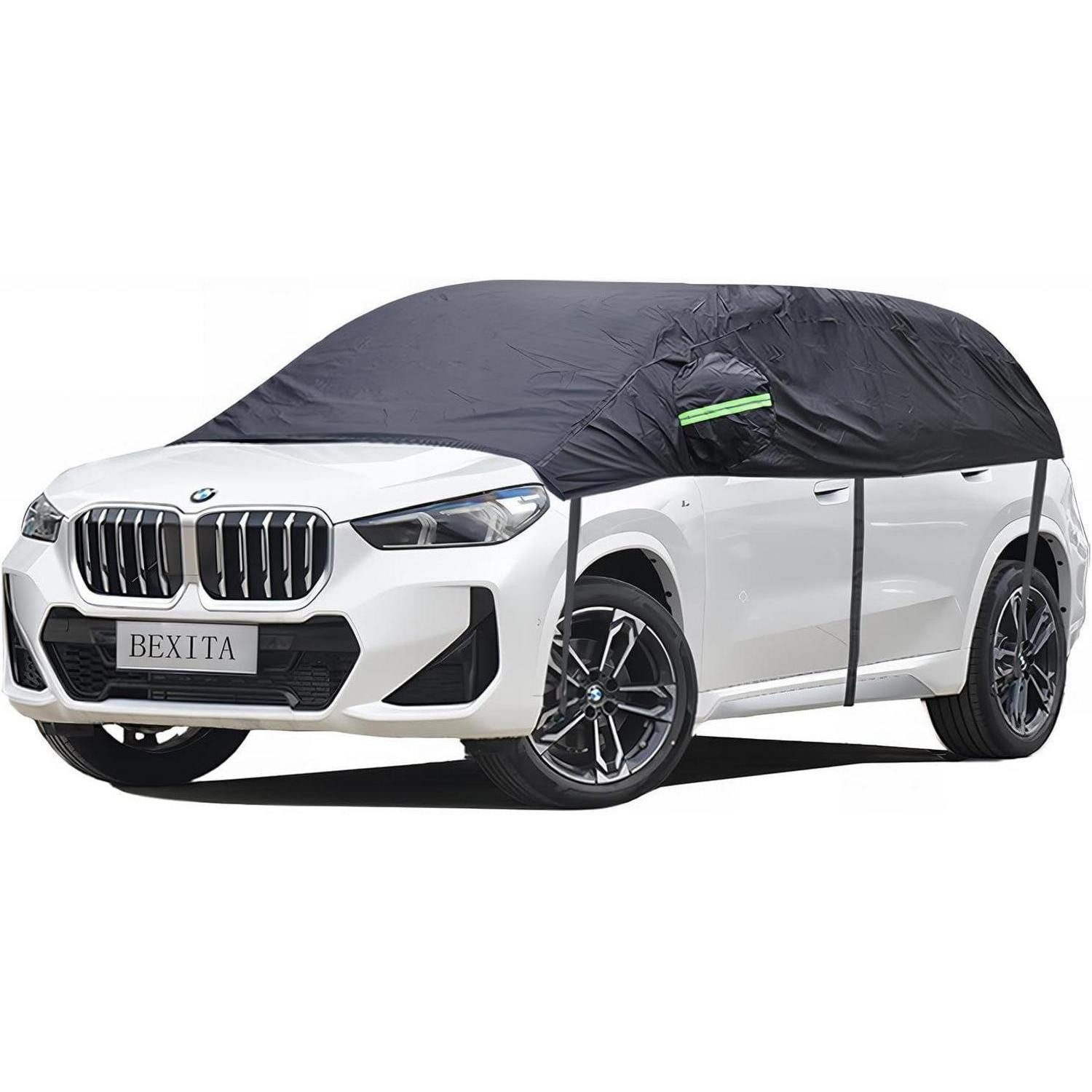 LuxusKollektion Autoplane Halbgarage Auto Winter Abdeckplane wasserdicht Outdoor SUV+Wagon bis