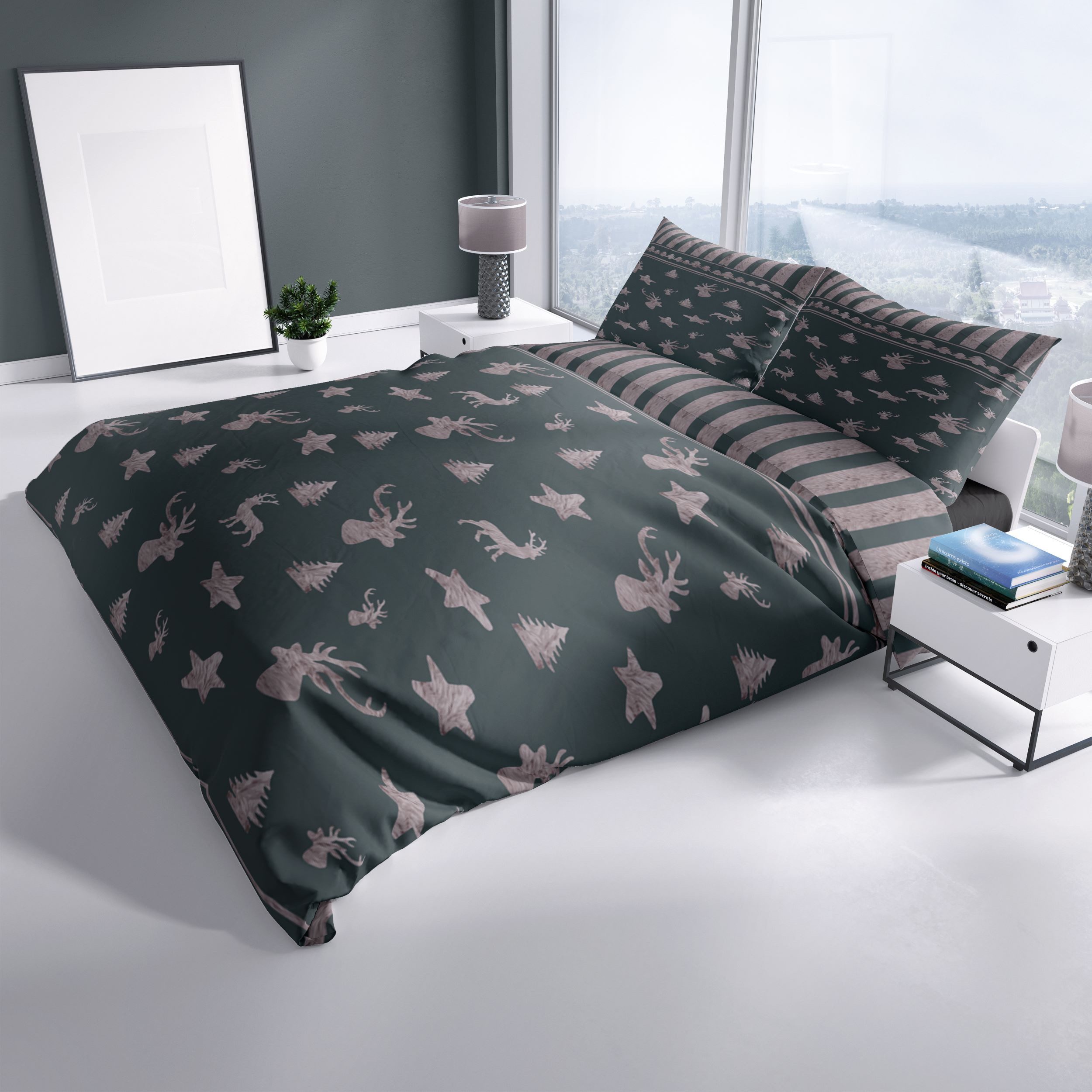 Leonado Vicenti Bettwäsche 135x200 cm winter flauschig warm, Fleece, 2 teil günstig online kaufen